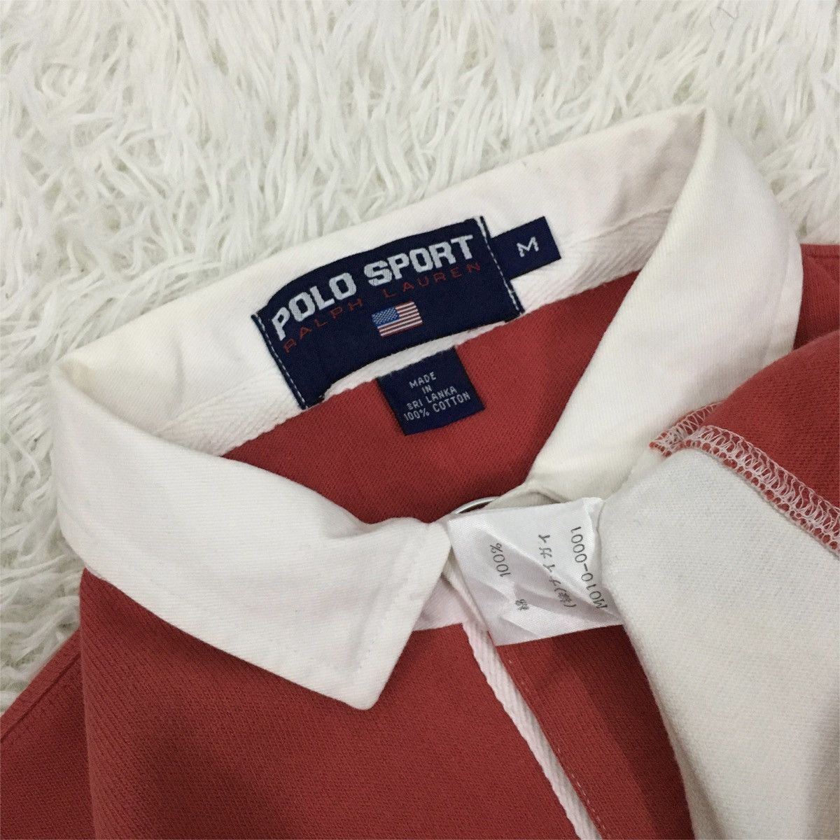 Polo Ralph Lauren × Vintage Rare Vintage Polo Sport Ralph Lauren Polo Shirt Size US L / EU 52-54 / 3 - 3 Thumbnail