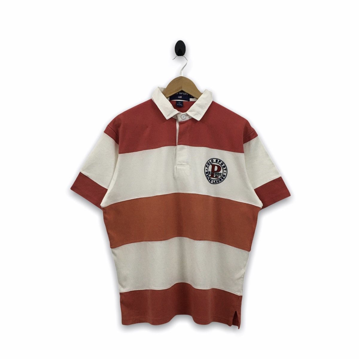 Polo Ralph Lauren × Vintage Rare Vintage Polo Sport Ralph Lauren Polo Shirt Size US L / EU 52-54 / 3 - 1 Thumbnail