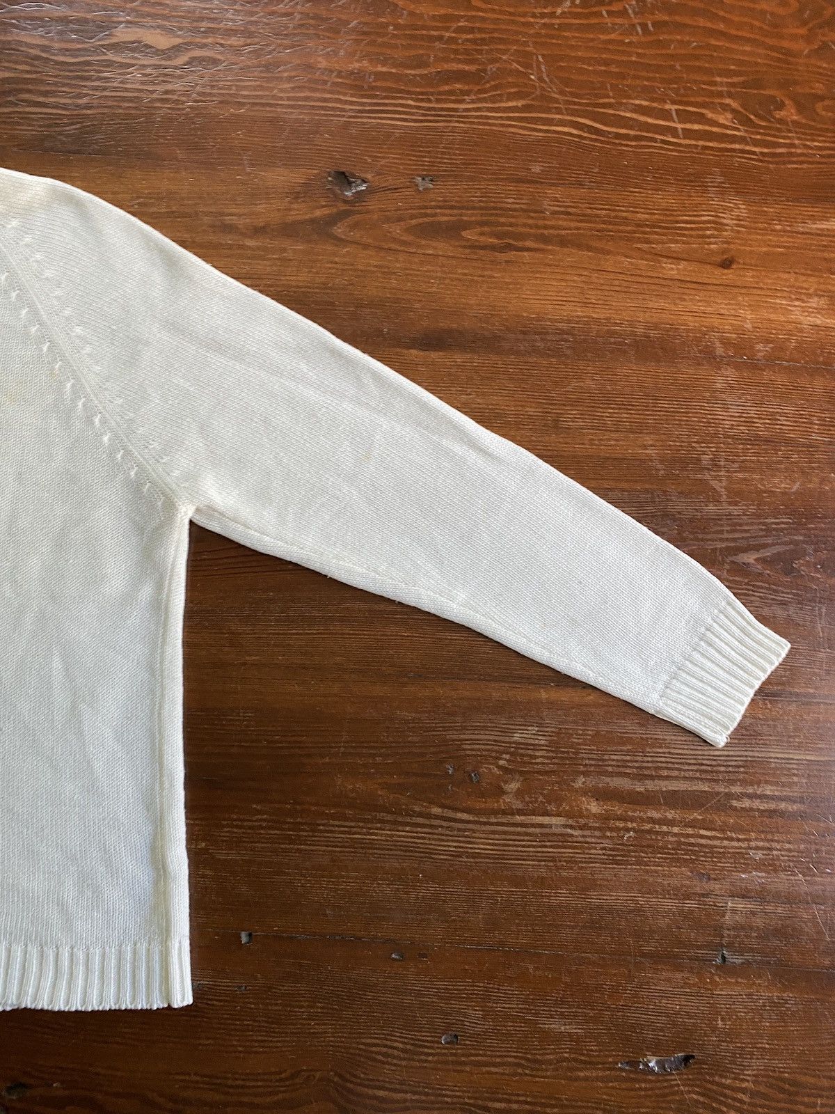 Vintage Vintage 80’s Full Button Cable Knit Cardigan Sweater Size L / US 10 / IT 46 - 12 Thumbnail