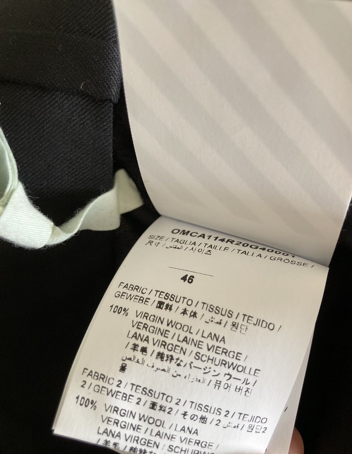 Off-White New OFF-WHITE All-Over Print Flared Wool Pants Size 46 Size US 30 / EU 46 - 9 Thumbnail
