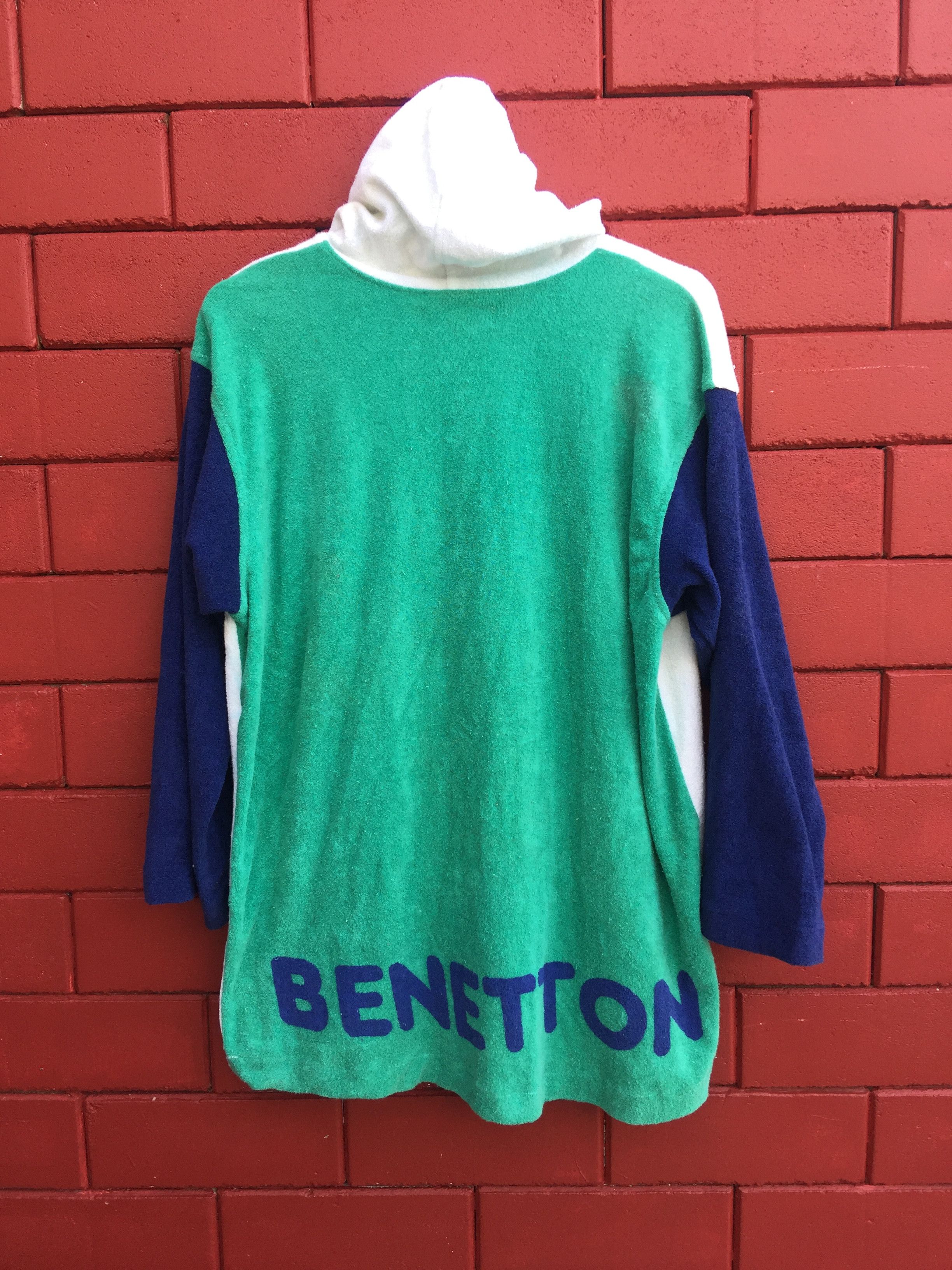 Benetton × Japanese Brand Vintage Benetton Colourful Travis Scott Fashion Style Size US L / EU 52-54 / 3 - 2 Thumbnail