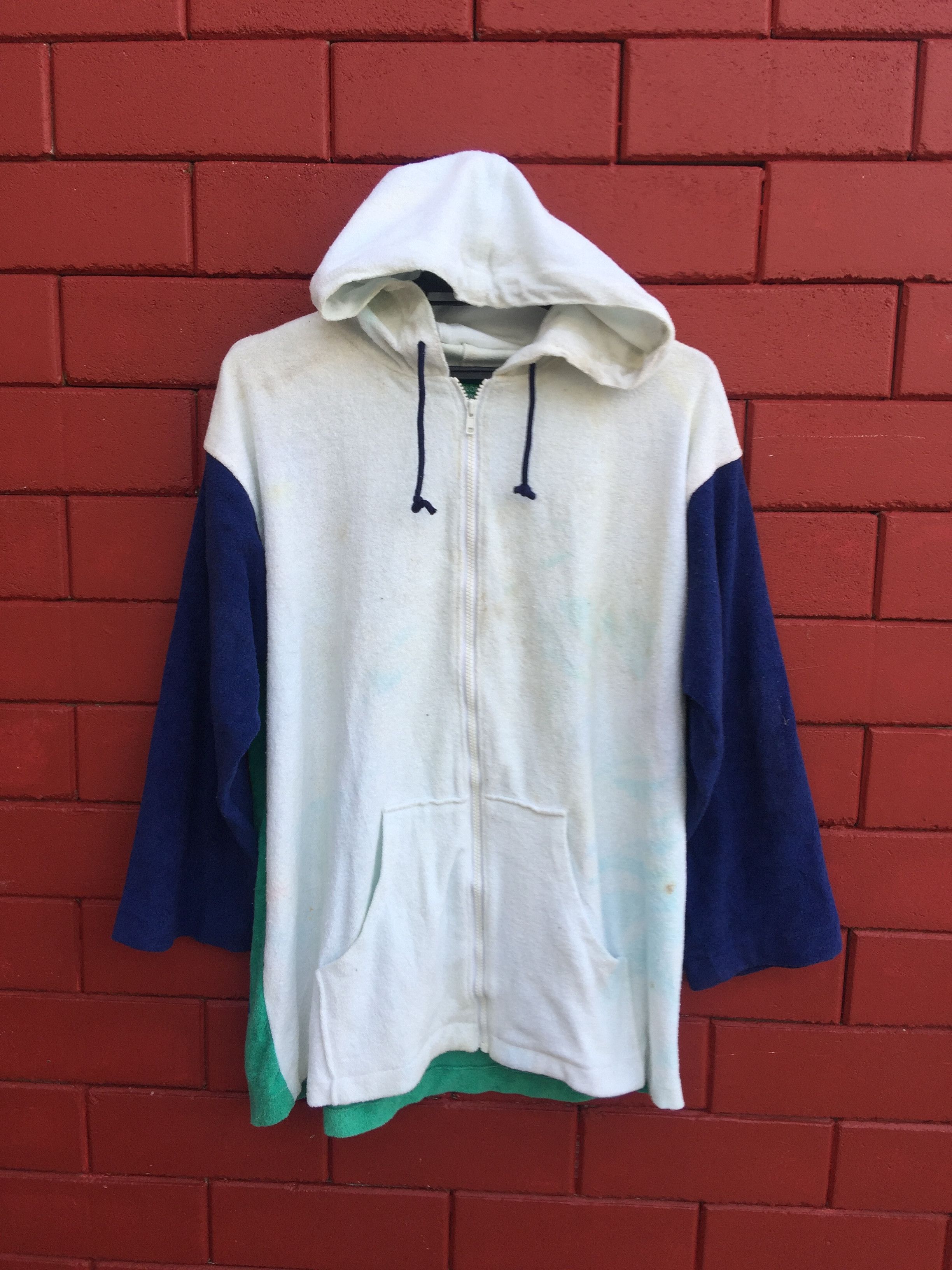 Benetton × Japanese Brand Vintage Benetton Colourful Travis Scott Fashion Style Size US L / EU 52-54 / 3 - 1 Thumbnail