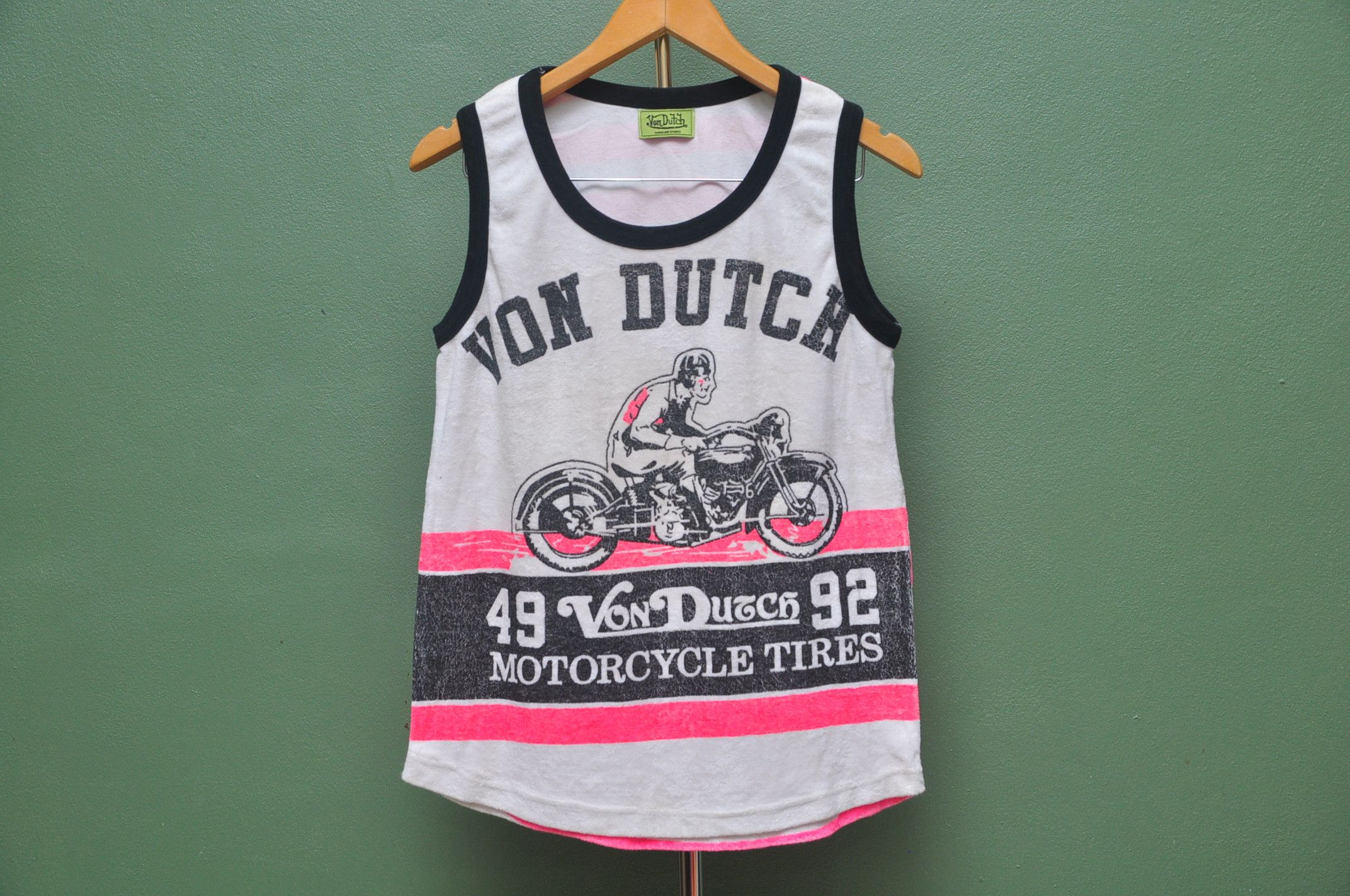 Von Dutch Vintage Von Dutch Motocycles Tyres Shirt Travis Scott Style Size M / US 6-8 / IT 42-44 - 1 Thumbnail