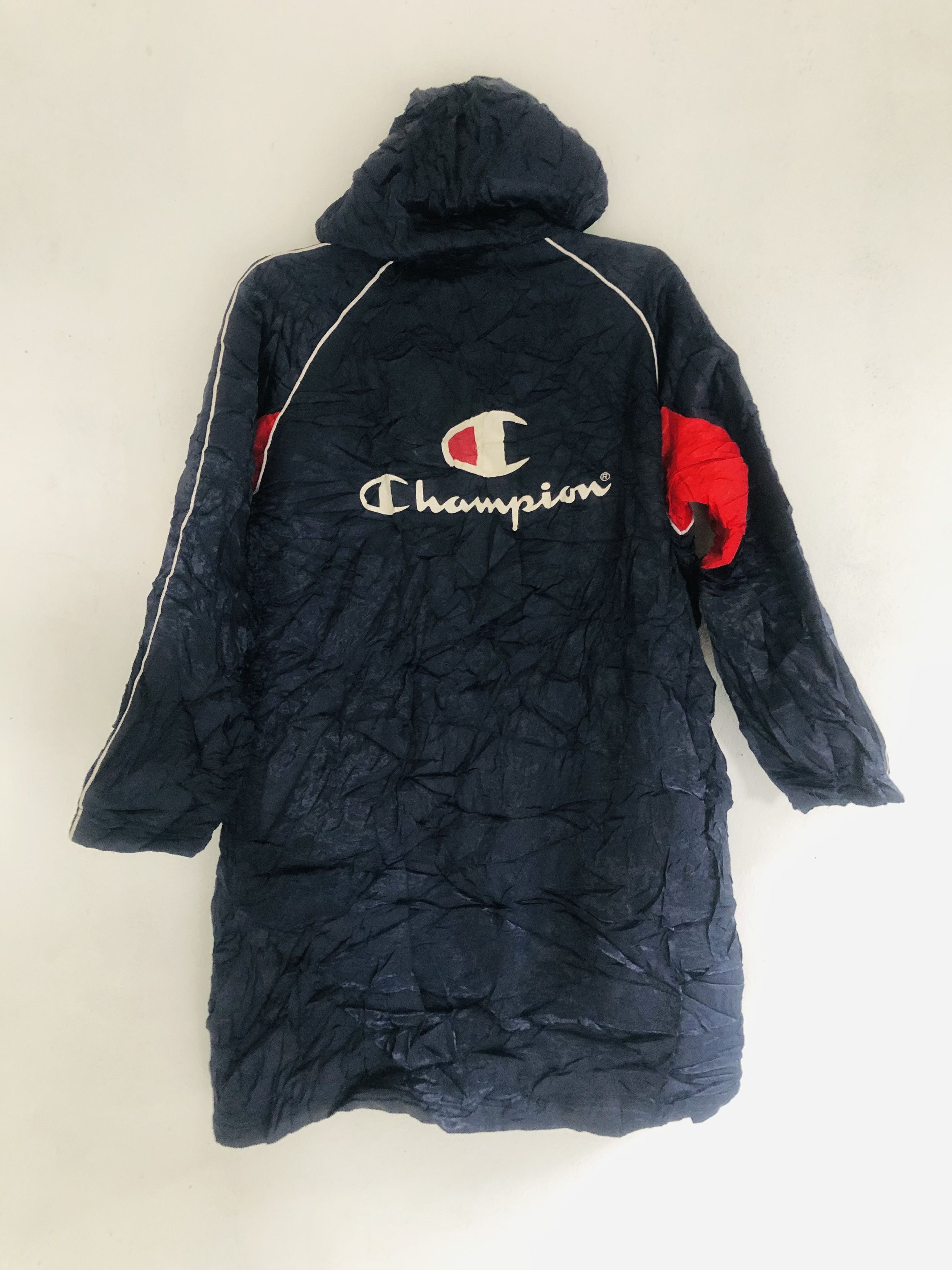 Champion × Japanese Brand Vintage Champion Long Jacket Travis Scott Style Size US M / EU 48-50 / 2 - 1 Thumbnail