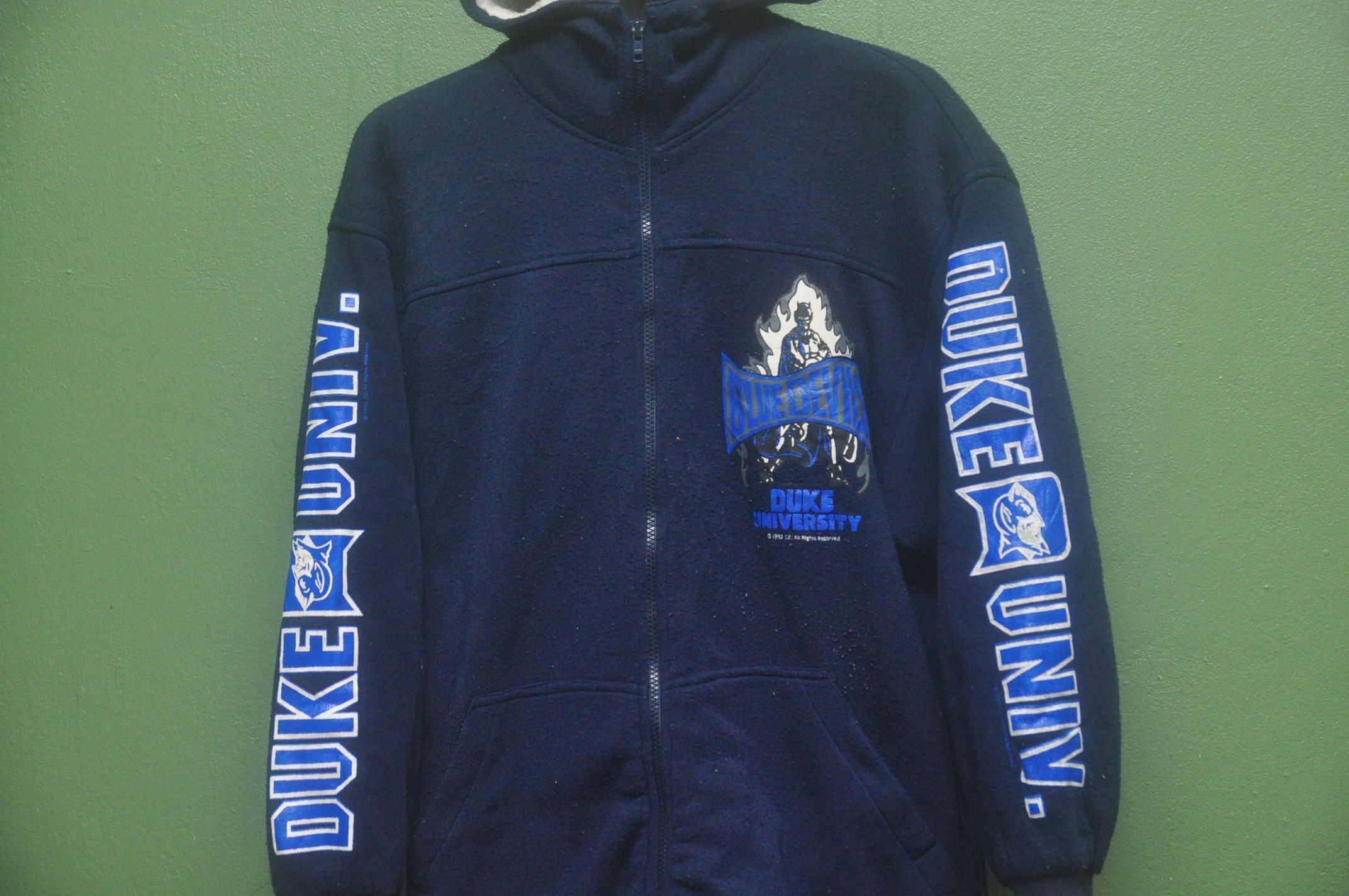 Japanese Brand × Vintage Vintage Blue Devils Duke Univ Travis Scott Fashion Style Size US L / EU 52-54 / 3 - 3 Thumbnail
