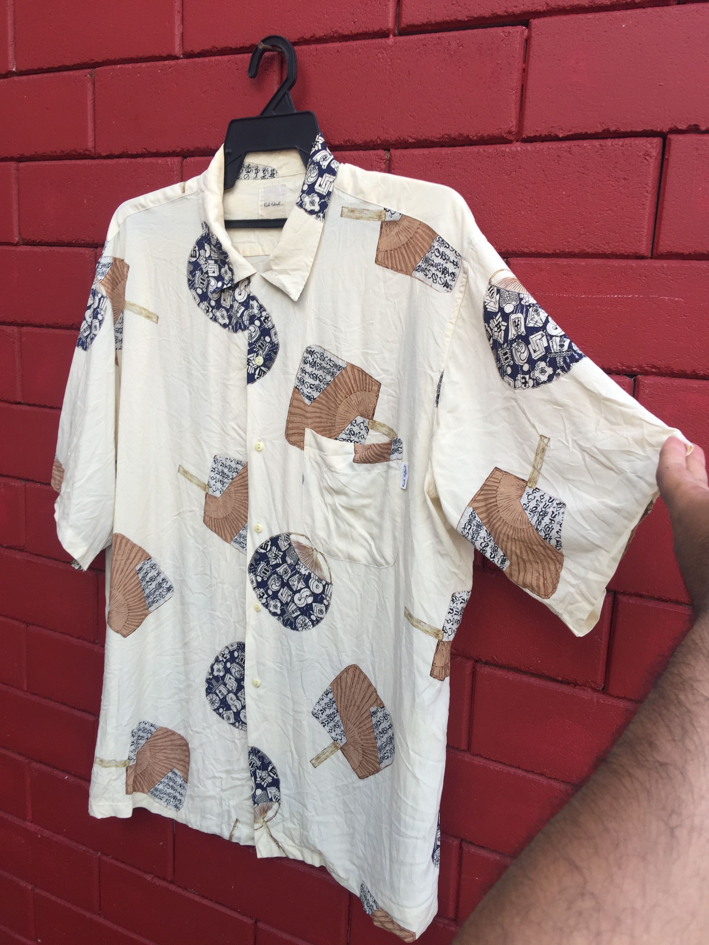 Designer × Japanese Brand × Karl Helmut Vintage Karl Helmut Fullprint Design Travis Scott Fashion Size US L / EU 52-54 / 3 - 6 Thumbnail