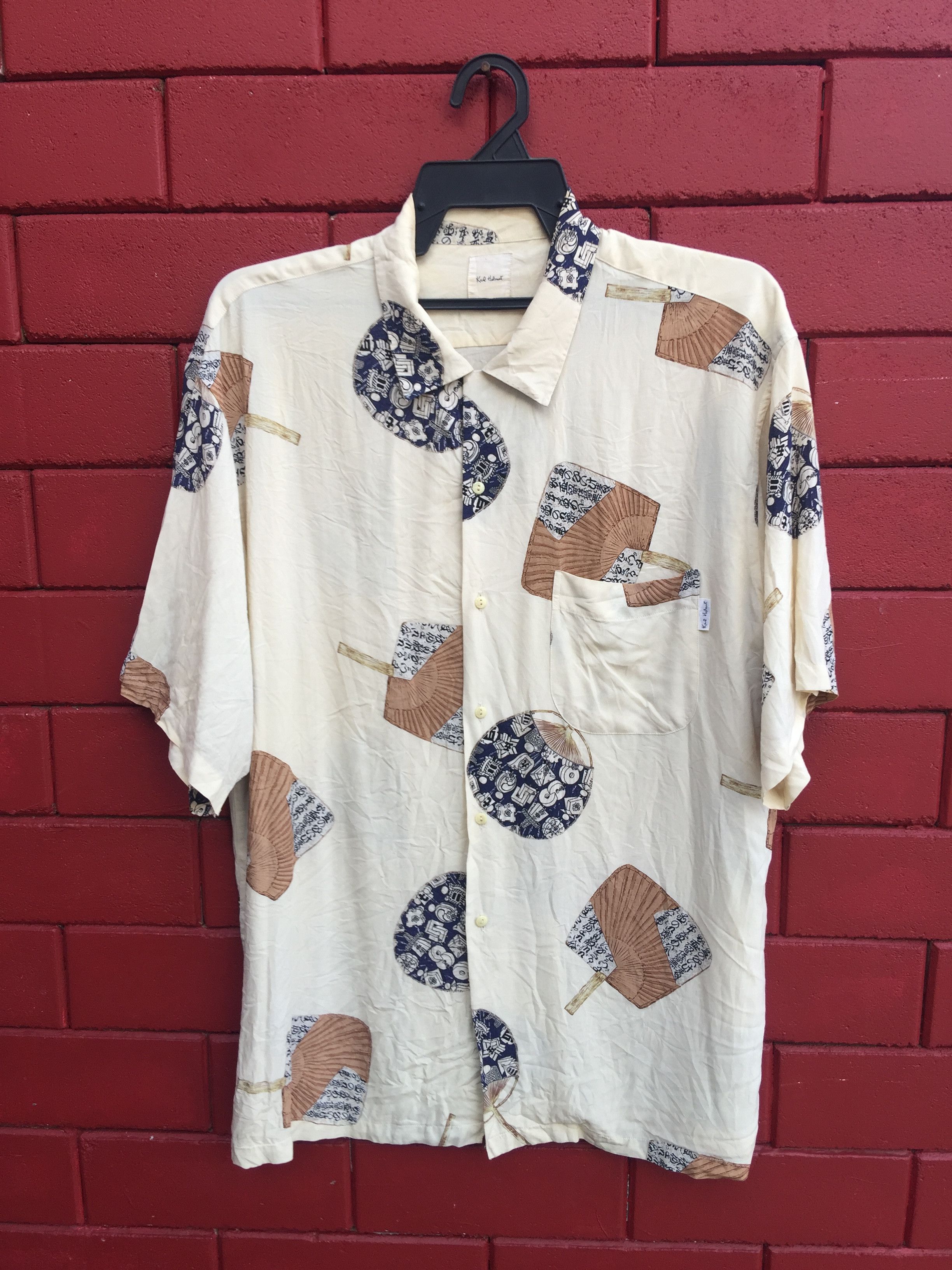 Designer × Japanese Brand × Karl Helmut Vintage Karl Helmut Fullprint Design Travis Scott Fashion Size US L / EU 52-54 / 3 - 1 Thumbnail