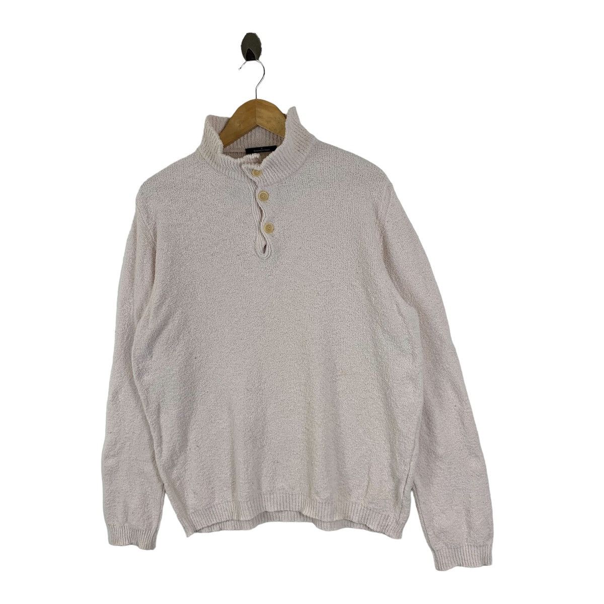 Ermenegildo Zegna Vintage ERMENEGILDO ZEGNA Made In Italy Knitwear Sweatshirt Size US L / EU 52-54 / 3 - 3 Thumbnail