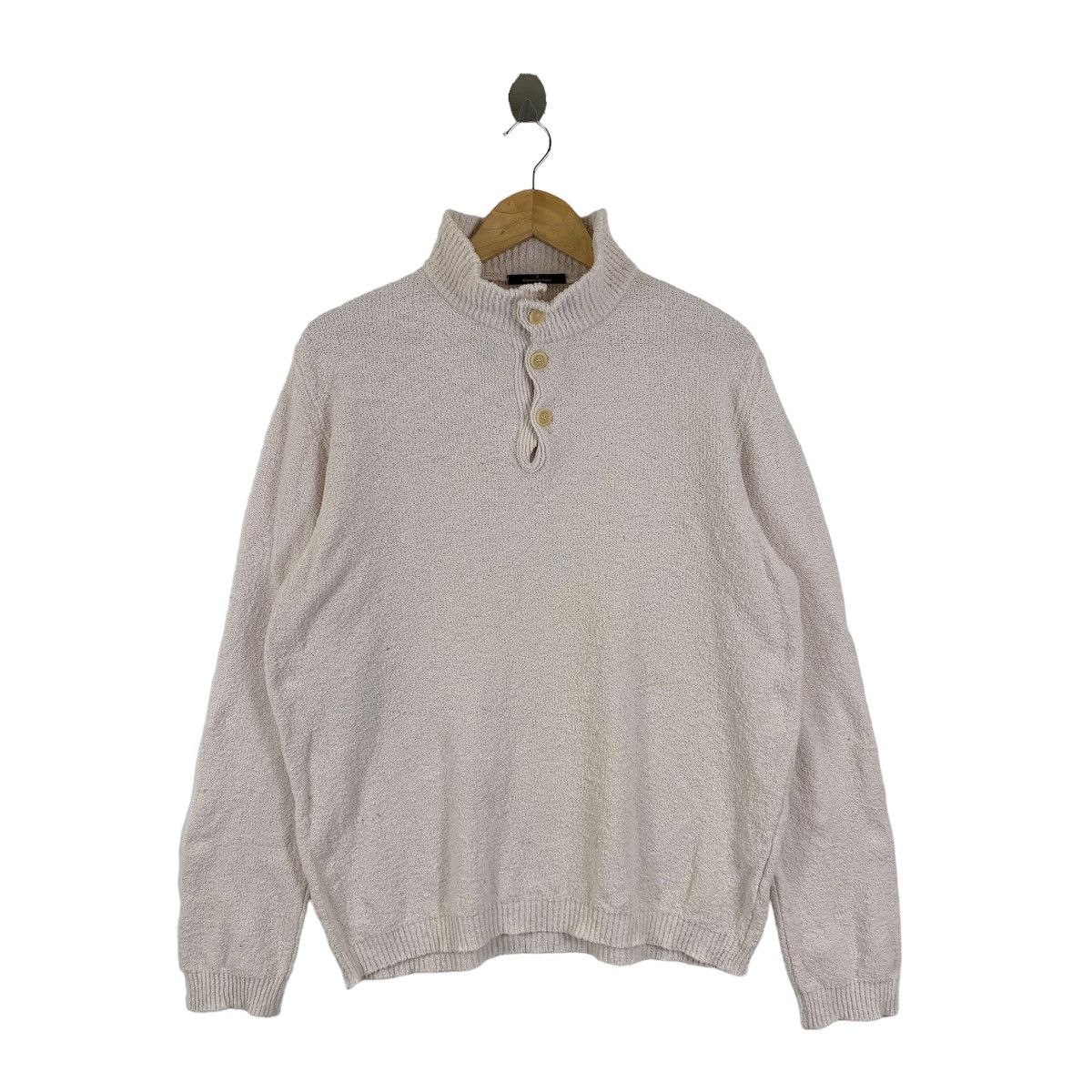 Ermenegildo Zegna Vintage ERMENEGILDO ZEGNA Made In Italy Knitwear Sweatshirt Size US L / EU 52-54 / 3 - 1 Thumbnail
