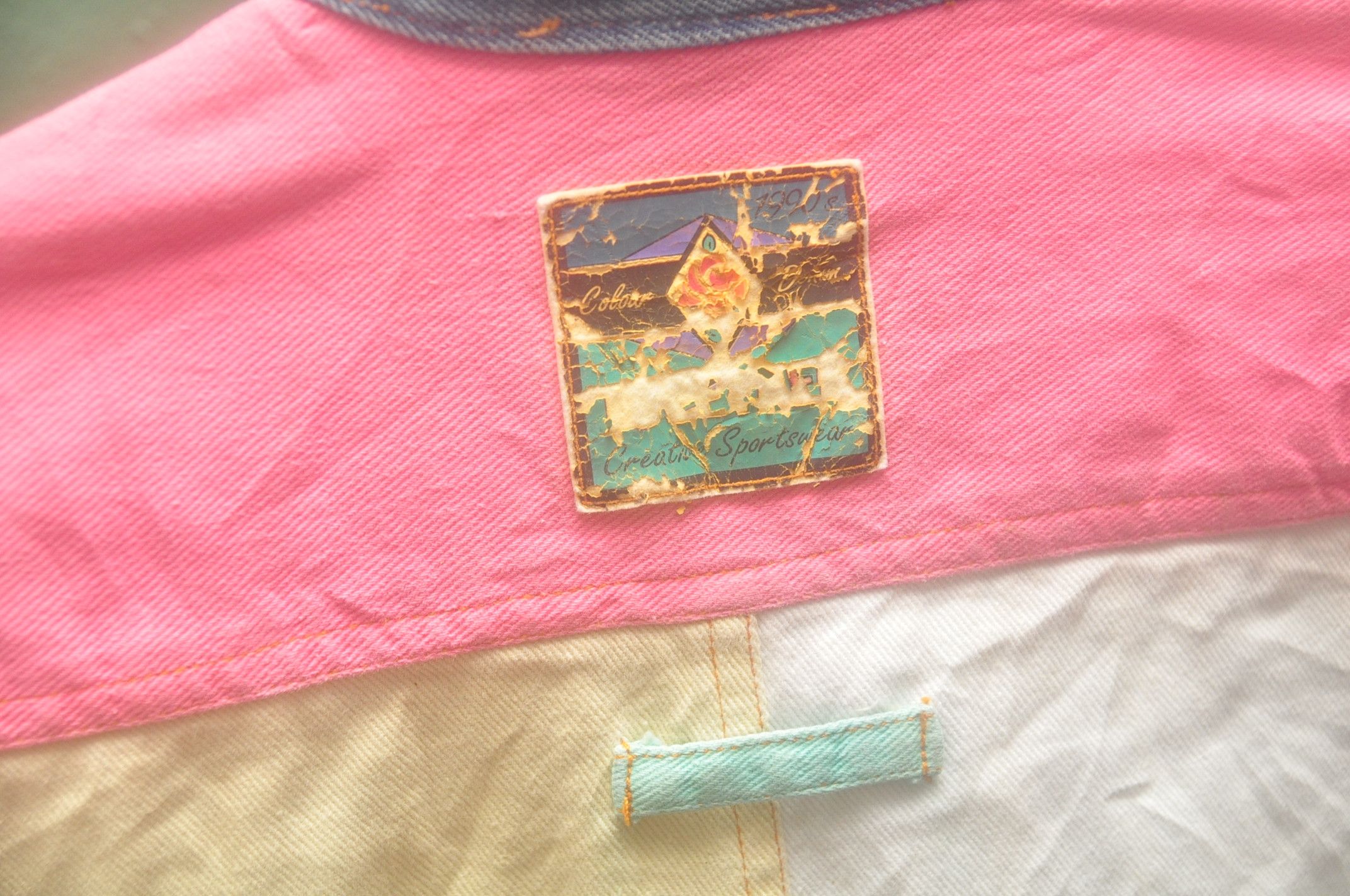 Japanese Brand × Vintage Vintage Together Colourful Designer Streetwear Fashion Style Size L / US 10 / IT 46 - 7 Thumbnail