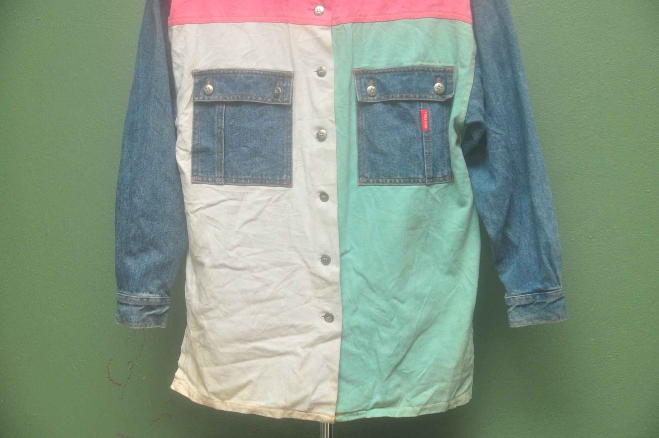 Japanese Brand × Vintage Vintage Together Colourful Designer Streetwear Fashion Style Size L / US 10 / IT 46 - 4 Thumbnail