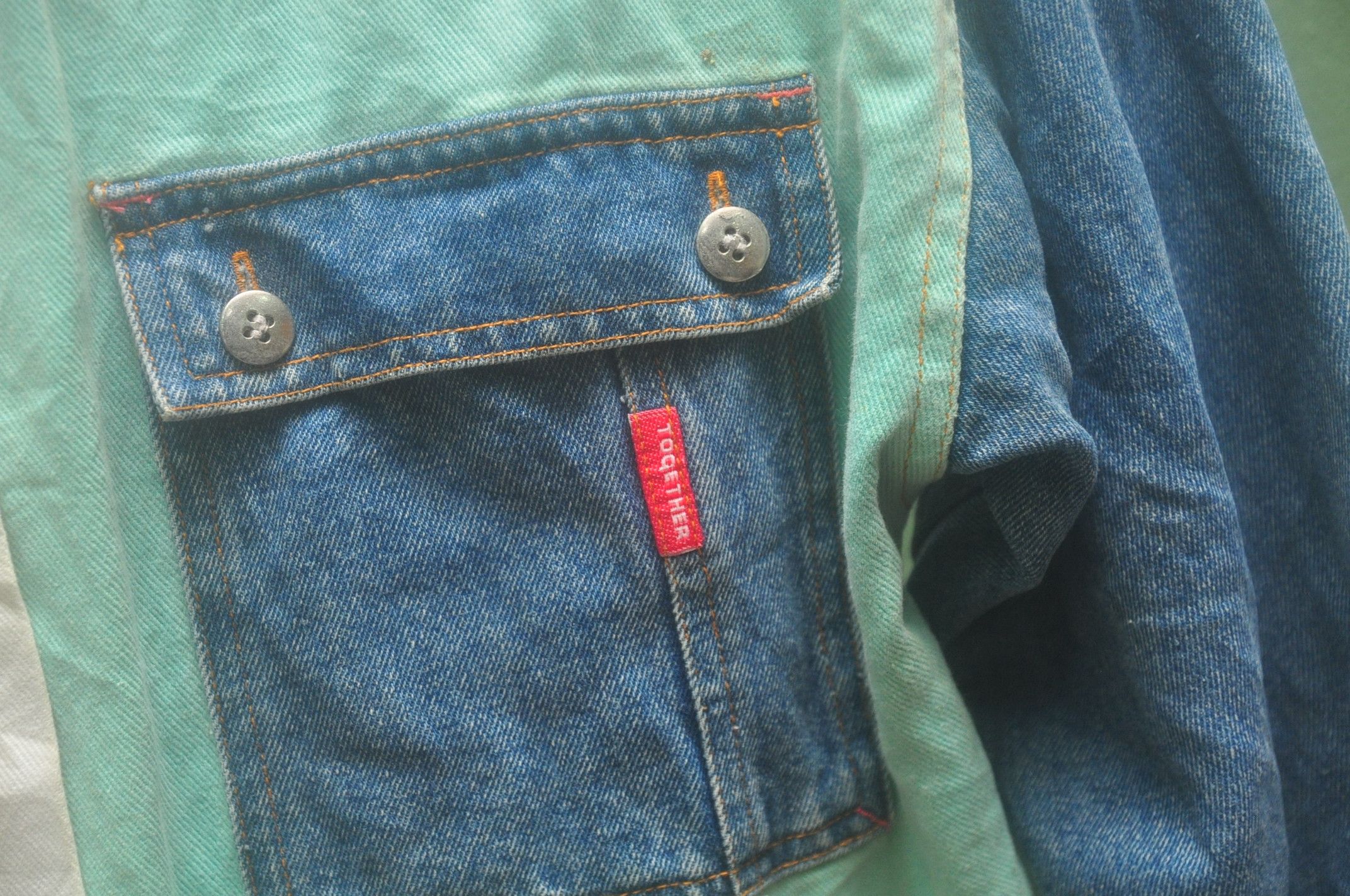 Japanese Brand × Vintage Vintage Together Colourful Designer Streetwear Fashion Style Size L / US 10 / IT 46 - 5 Thumbnail