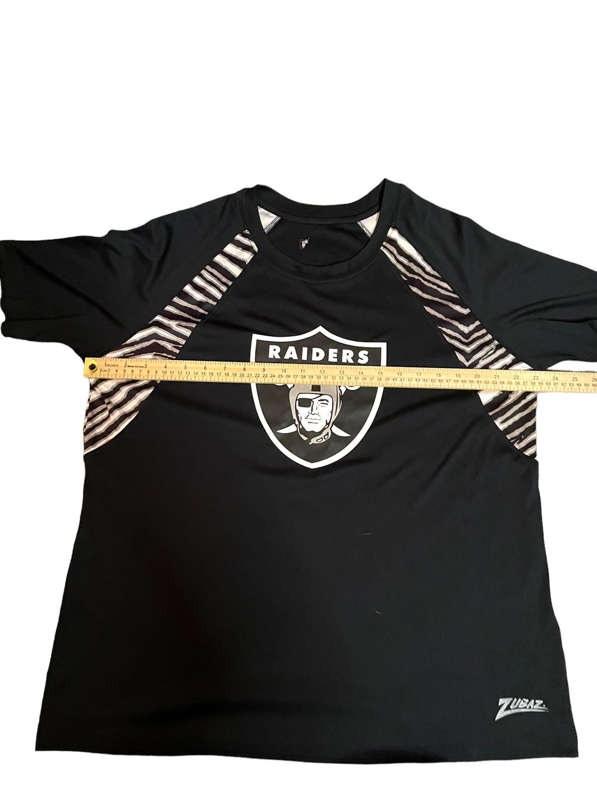 NFL × Nike Zumbaz NFL Raiders Zebra Panel Shirt Size US L / EU 52-54 / 3 - 5 Thumbnail