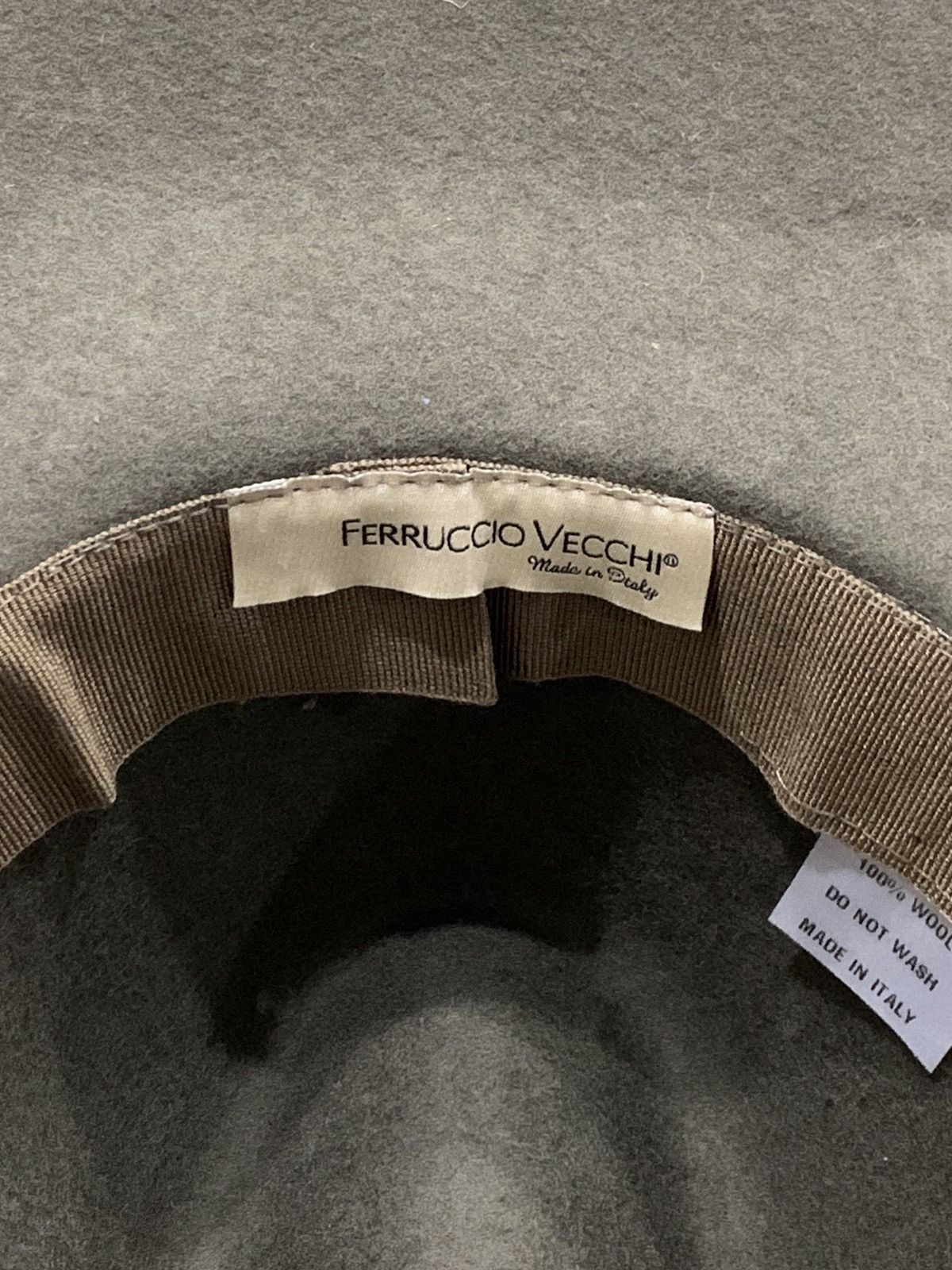 Other FERRUCCHIO VECCHI WOOL FEDORA HAT Size ONE SIZE - 5 Thumbnail