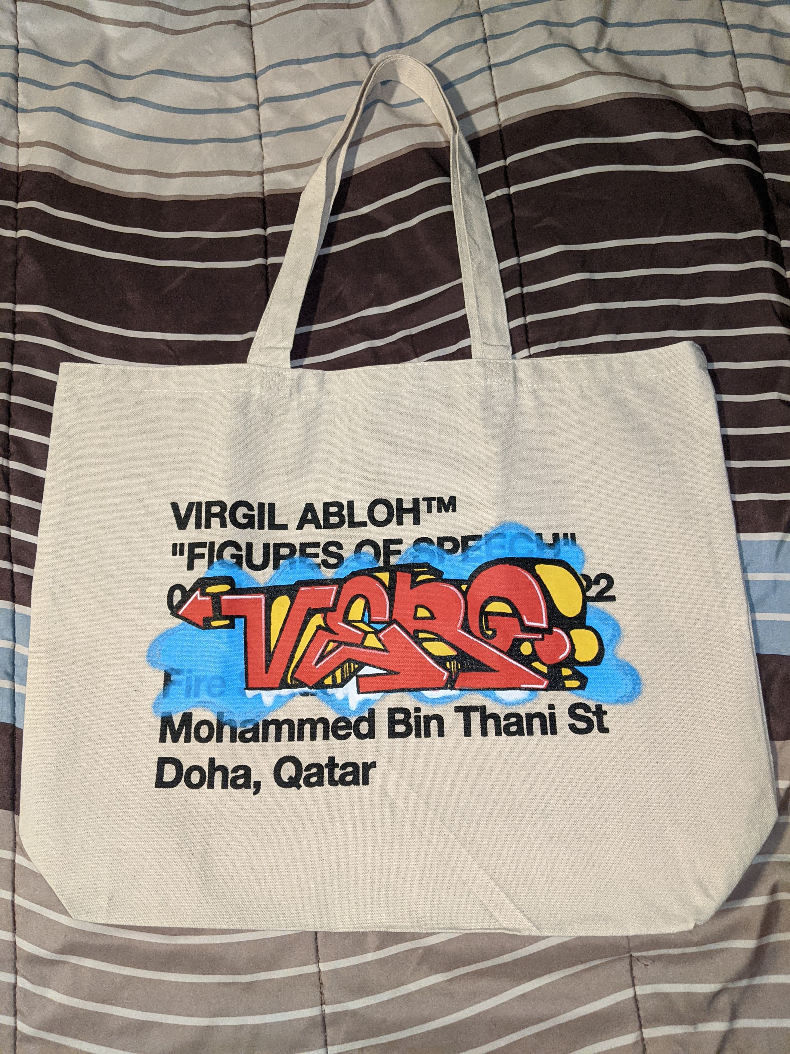 Virgil Abloh Virgil Abloh x Qatar Museums RARE Tote - Figures of Speech Size ONE SIZE - 4 Thumbnail