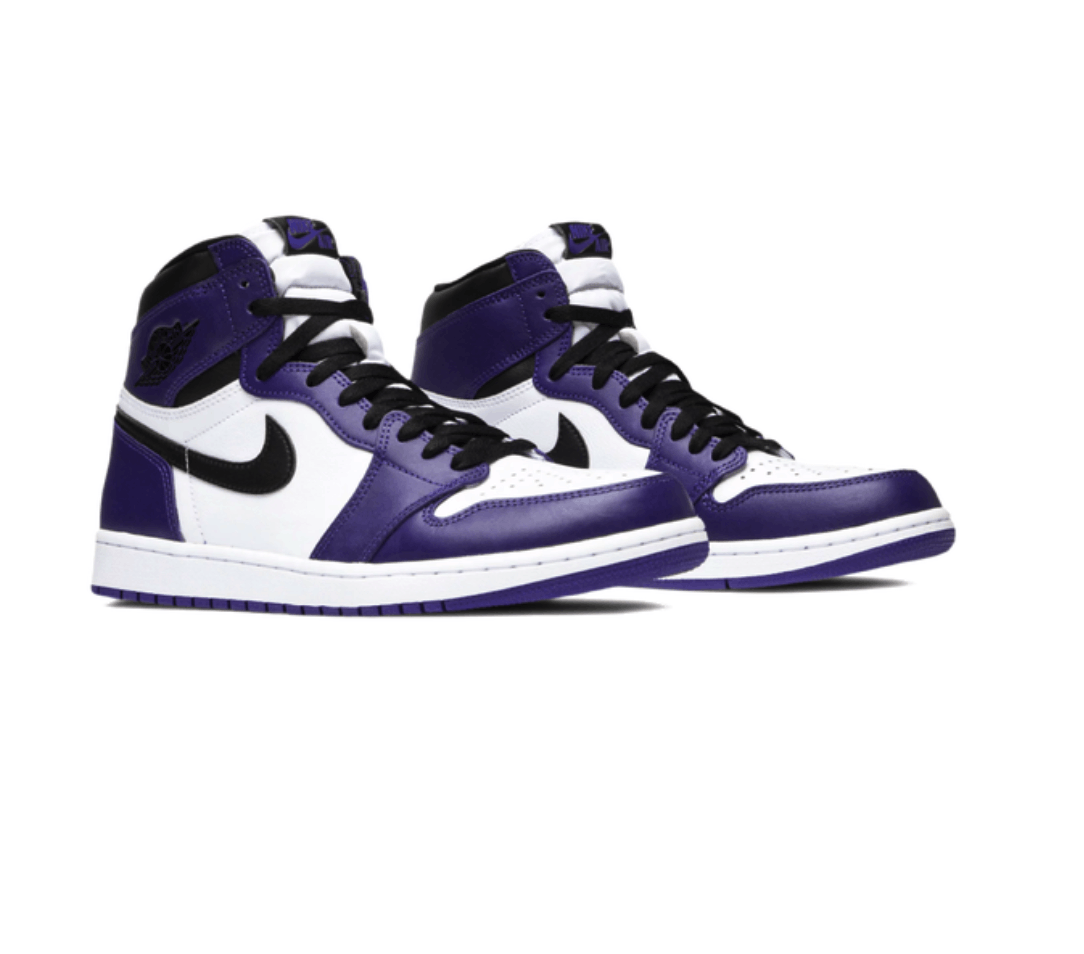 Jordan Brand Size 9.5 • Jordan 1 Retro High Court Purple White Size US 9.5 / EU 42-43 - 6 Thumbnail