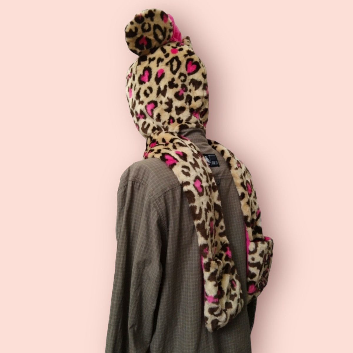 Disney × Japanese Brand × Mickey Mouse VINTAGE MINNIE MOUSE LEOPARD PRINT FAUX FUR Size ONE SIZE - 8 Thumbnail
