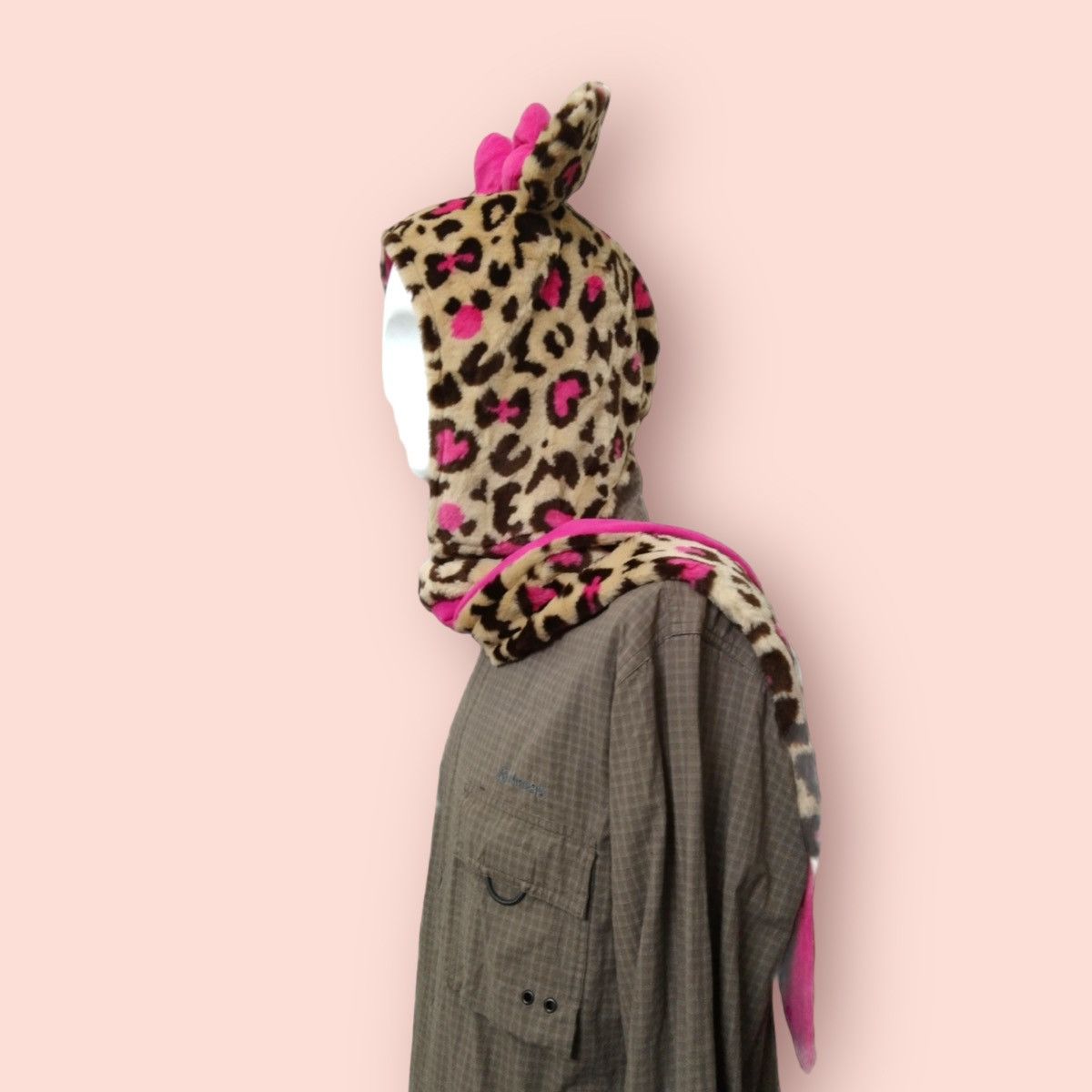 Disney × Japanese Brand × Mickey Mouse VINTAGE MINNIE MOUSE LEOPARD PRINT FAUX FUR Size ONE SIZE - 5 Thumbnail