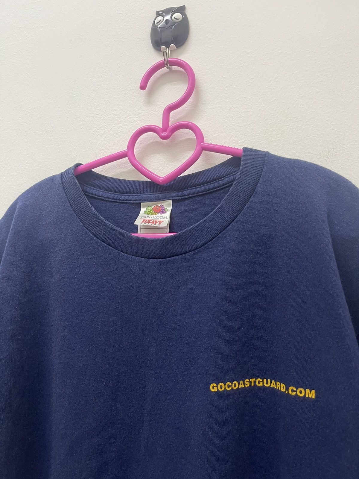 Vintage Rare Vintage US COAST GUARD Spell Out Tee Size US L / EU 52-54 / 3 - 4 Thumbnail