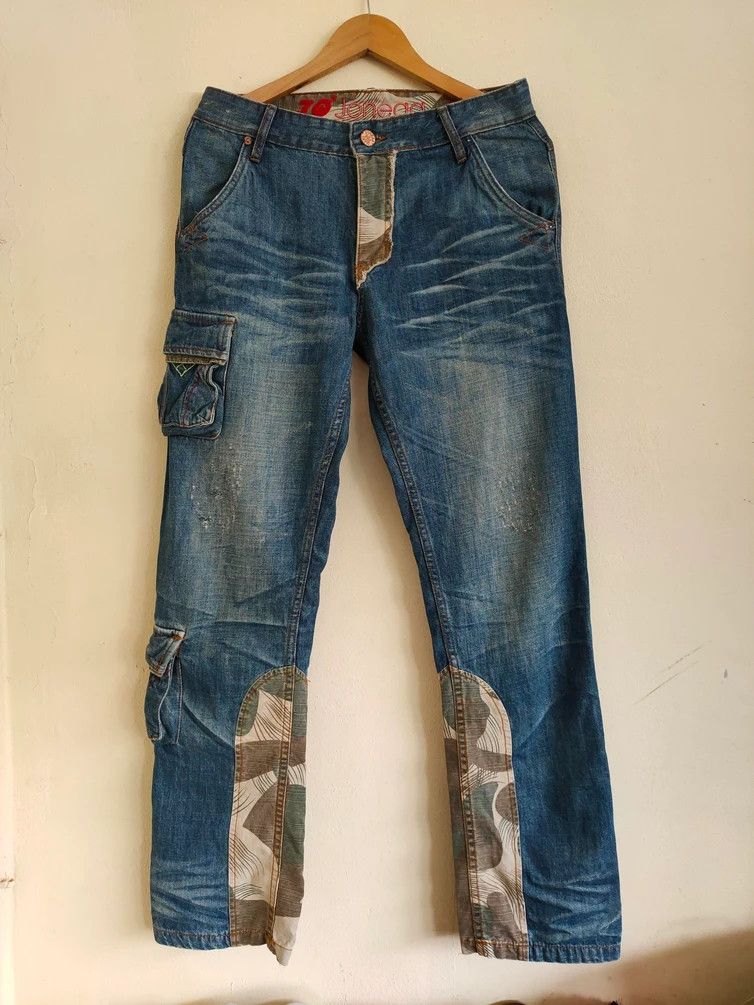 Japanese Brand × Vintage Rare🔥Joneaa Jeans Tactical Cargo pocket Size US 32 / EU 48 - 1 Thumbnail