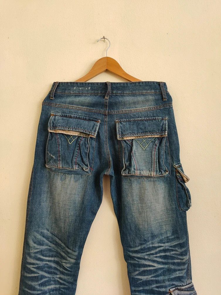 Japanese Brand × Vintage Rare🔥Joneaa Jeans Tactical Cargo pocket Size US 32 / EU 48 - 3 Thumbnail