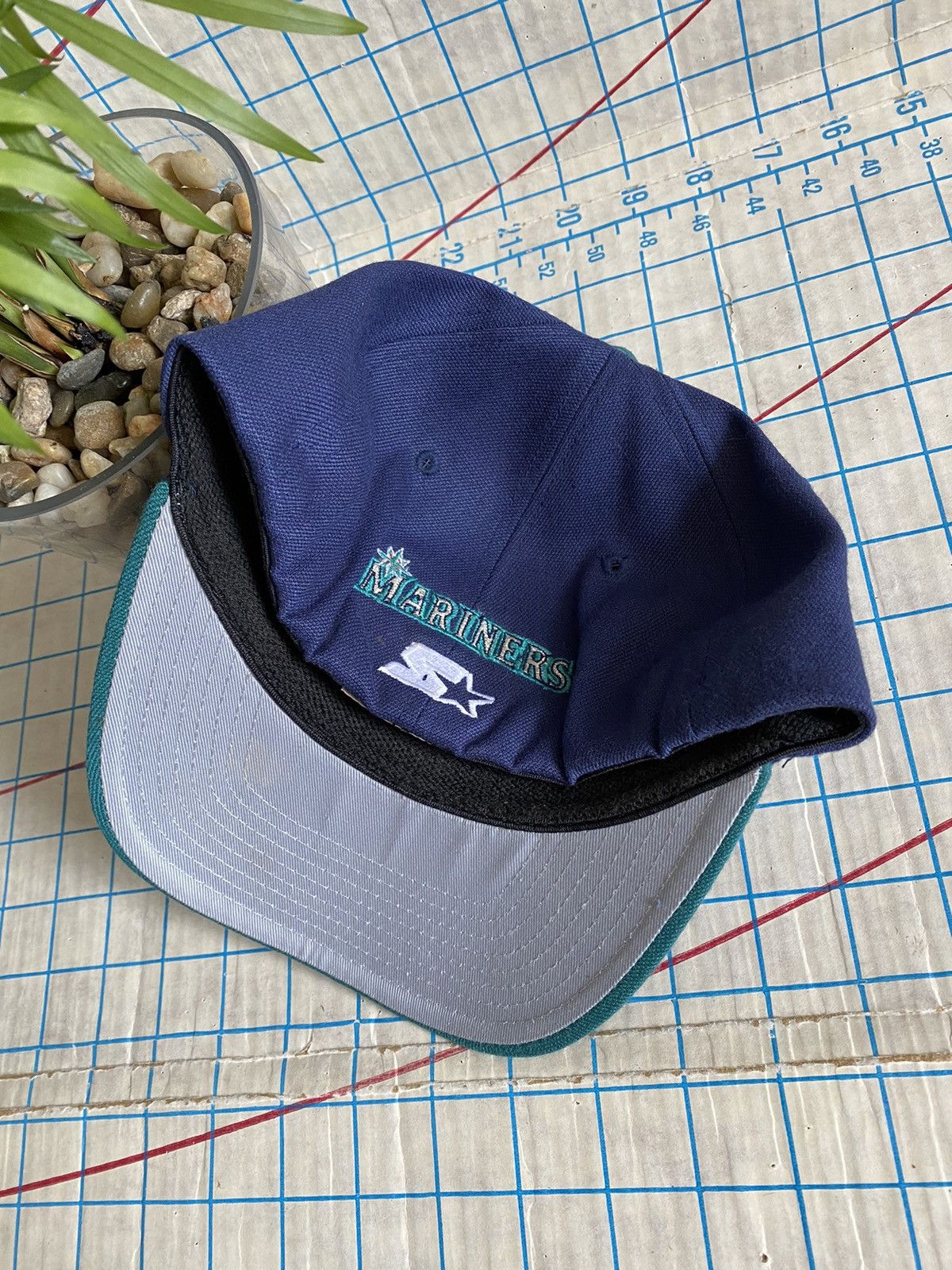 MLB × Starter × Vintage Vintage Starter Seattle Mariners Starfit Flex-Fit Hat Size ONE SIZE - 5 Thumbnail