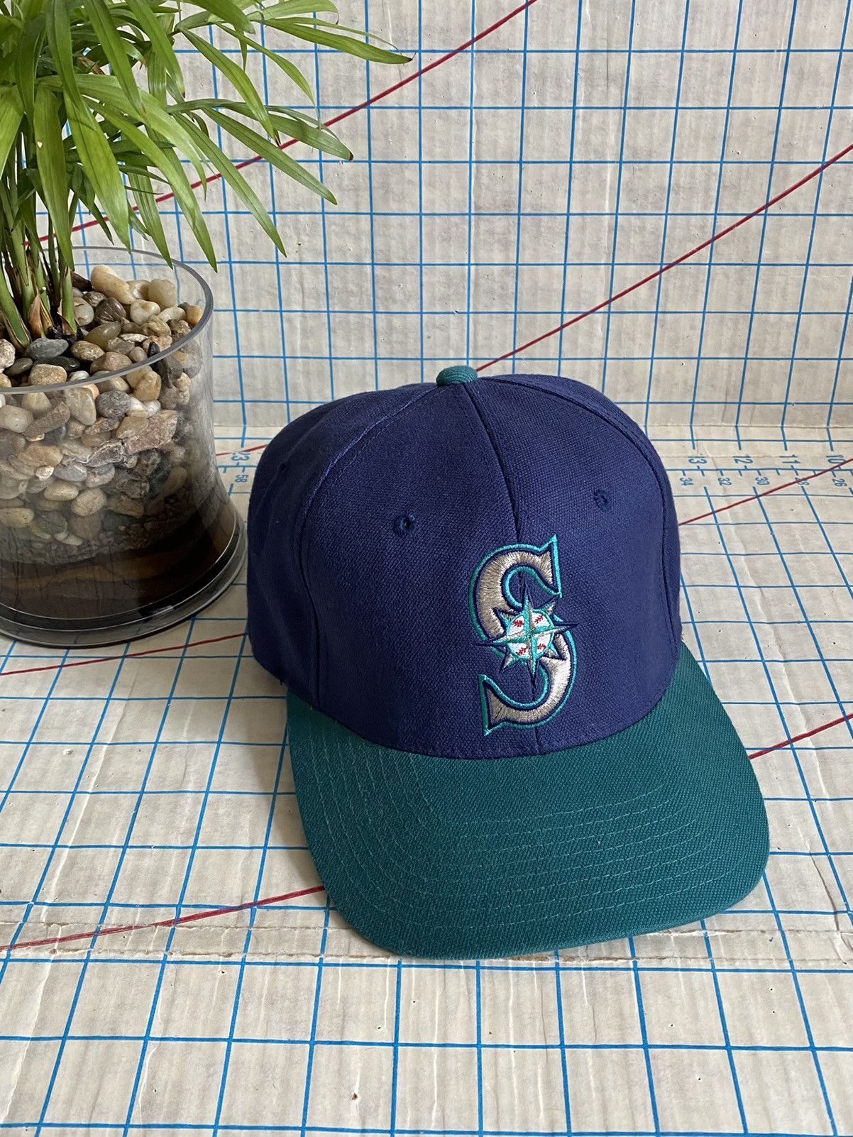 MLB × Starter × Vintage Vintage Starter Seattle Mariners Starfit Flex-Fit Hat Size ONE SIZE - 1 Thumbnail