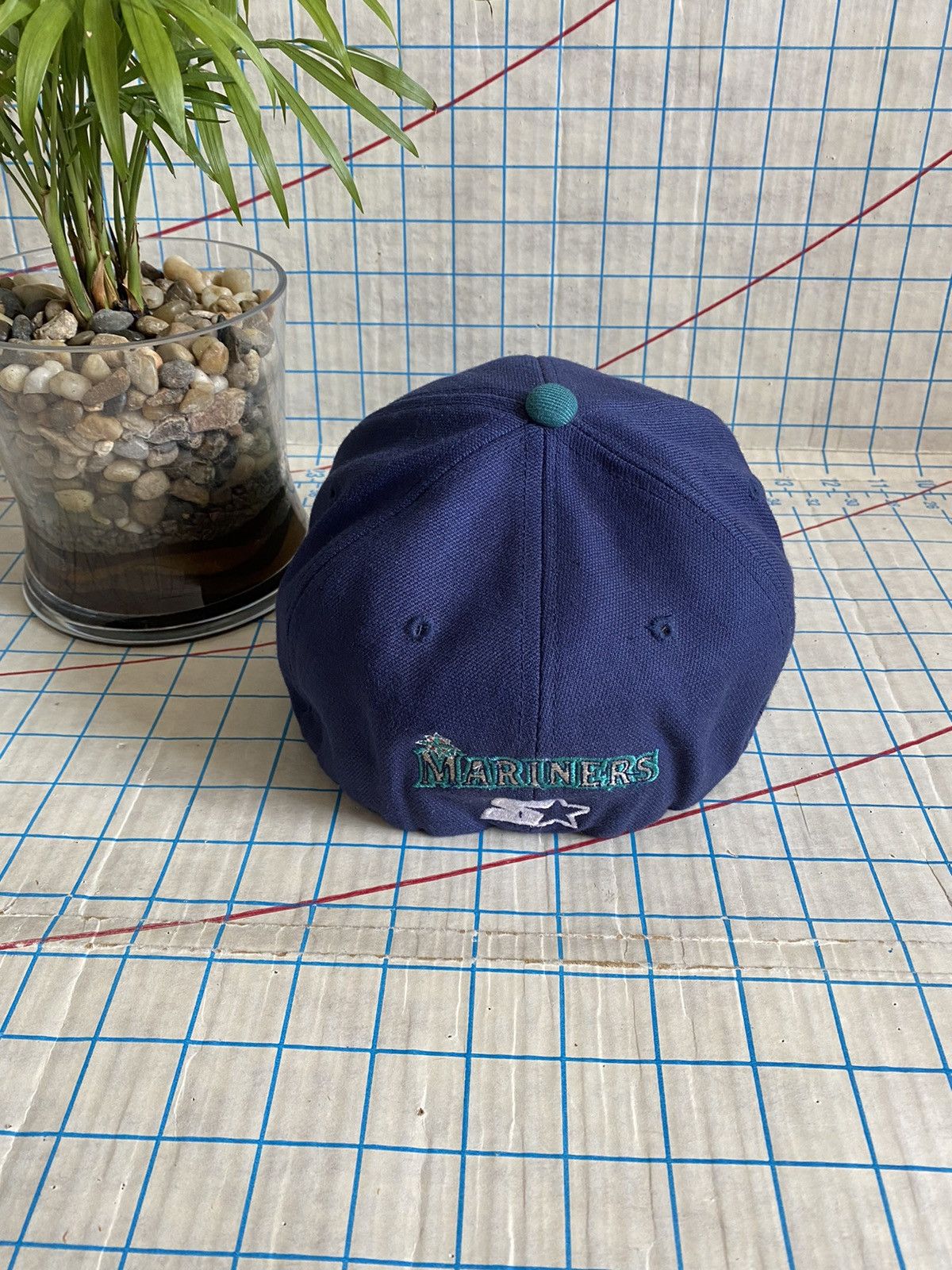 MLB × Starter × Vintage Vintage Starter Seattle Mariners Starfit Flex-Fit Hat Size ONE SIZE - 4 Thumbnail