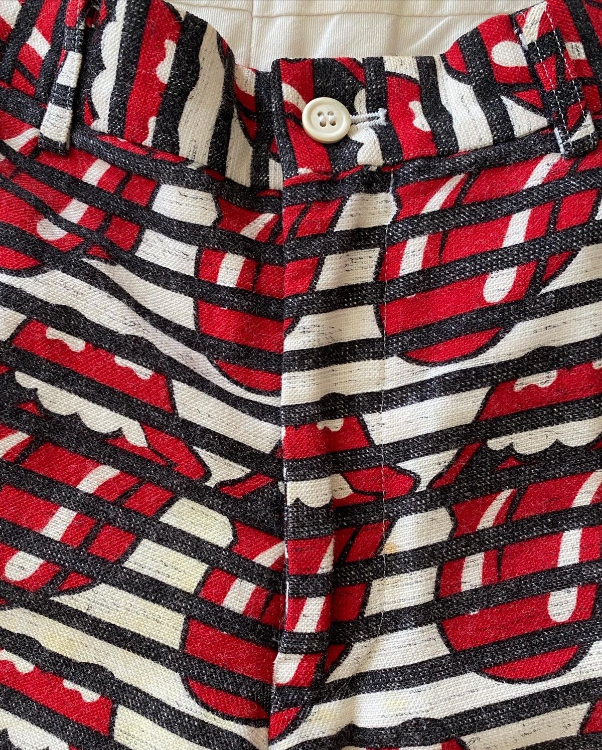Comme des Garcons × Comme des Garcons Homme Plus × Rei Kawakubo AD 2005 Homme Plus Rolling Stones Casual Pants Size US 30 / EU 46 - 3 Thumbnail