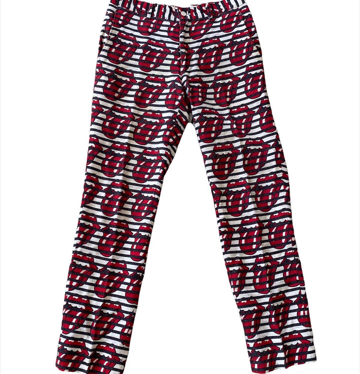 Comme des Garcons × Comme des Garcons Homme Plus × Rei Kawakubo AD 2005 Homme Plus Rolling Stones Casual Pants Size US 30 / EU 46 - 1 Thumbnail