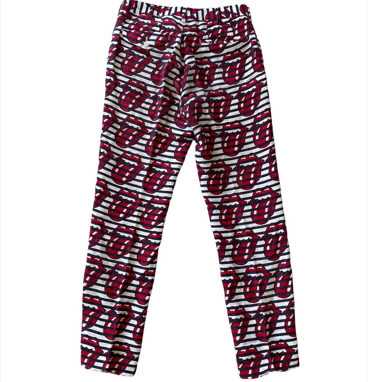 Comme des Garcons × Comme des Garcons Homme Plus × Rei Kawakubo AD 2005 Homme Plus Rolling Stones Casual Pants Size US 30 / EU 46 - 2 Thumbnail