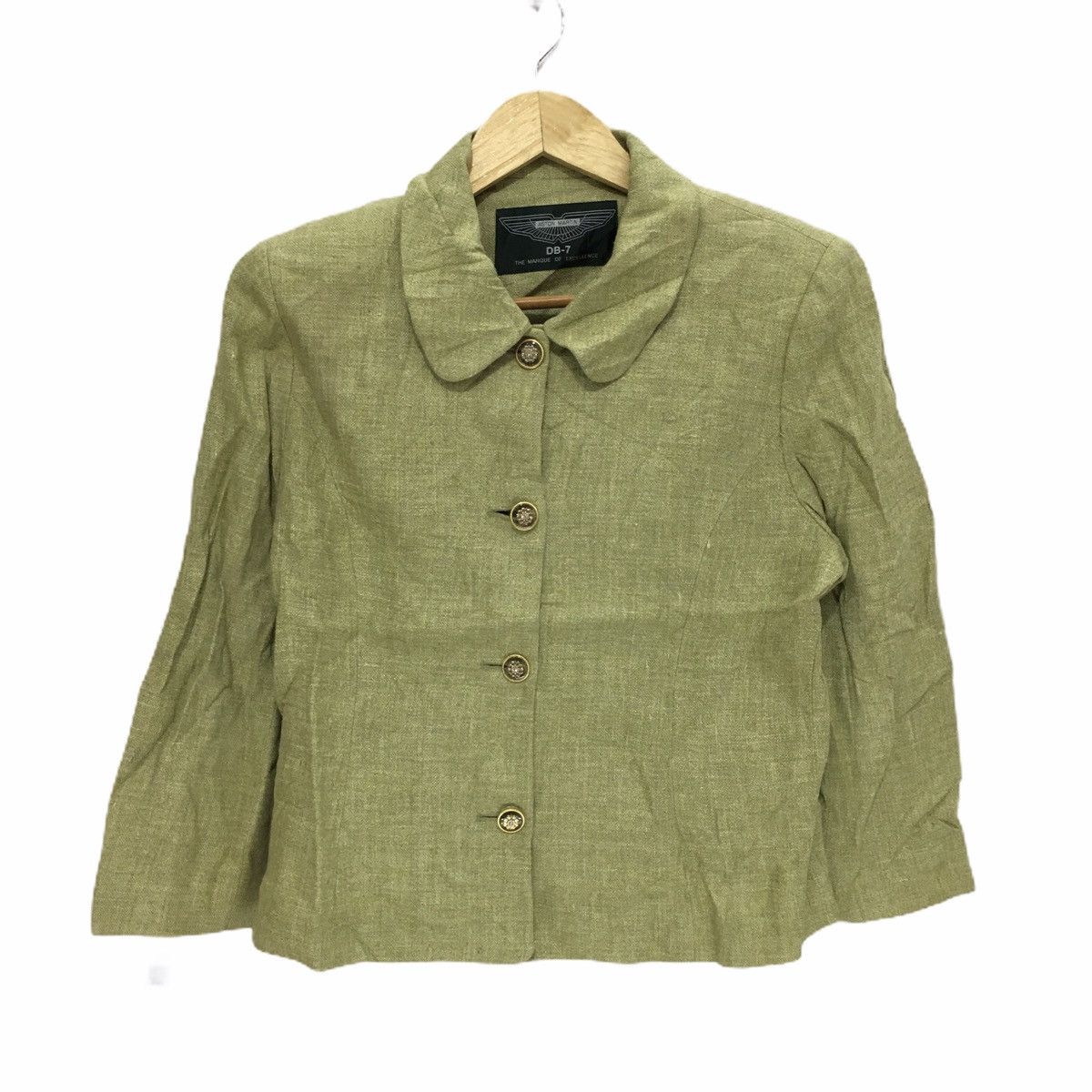 Vintage 80' ASTON MARTIN DB-7 Coat Blazer Cardigan Blouse