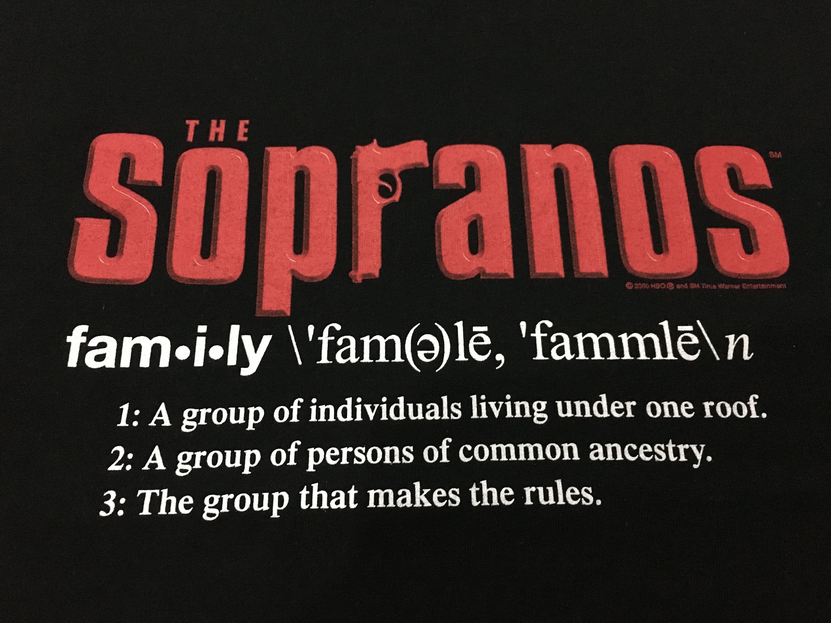 Vintage 🔥 Rare Vintage The Sopranos Shirt HBO 2000 Size US XL / EU 56 / 4 - 6 Thumbnail