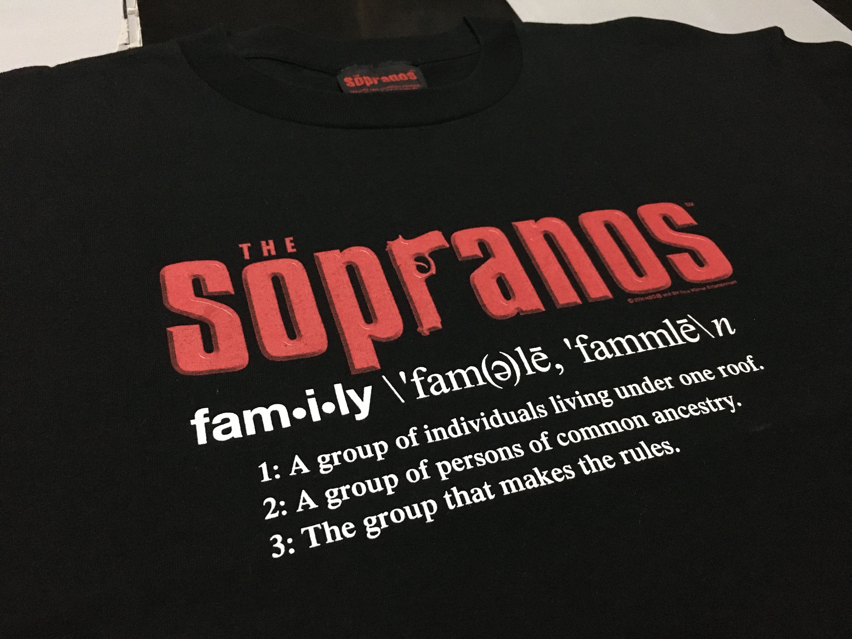 🔥 Rare Vintage The Sopranos Shirt HBO 2000