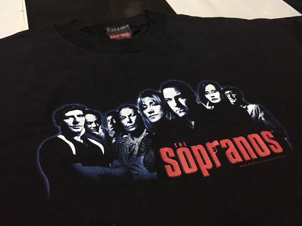 Vintage 🔥 Rare Vintage The Sopranos Shirt 2000 HBO Official Size US XXL / EU 58 / 5 - 1 Thumbnail