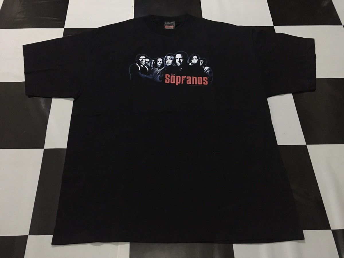 Vintage 🔥 Rare Vintage The Sopranos Shirt 2000 HBO Official Size US XXL / EU 58 / 5 - 2 Thumbnail