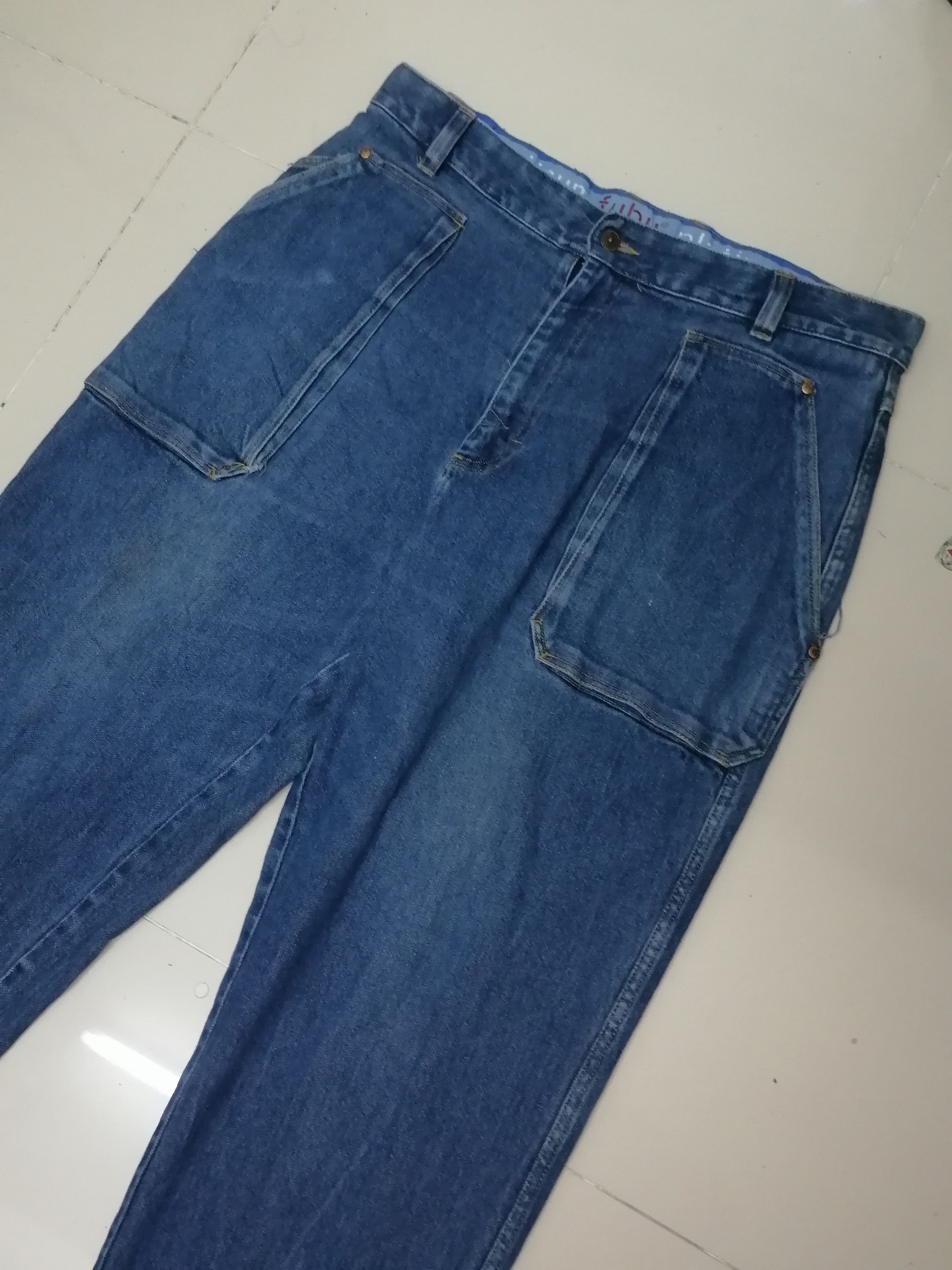 Fubu Vintage Fubu Platinum checkered Carpenter Jeans Fat Albert Size US 42 / EU 58 - 4 Thumbnail