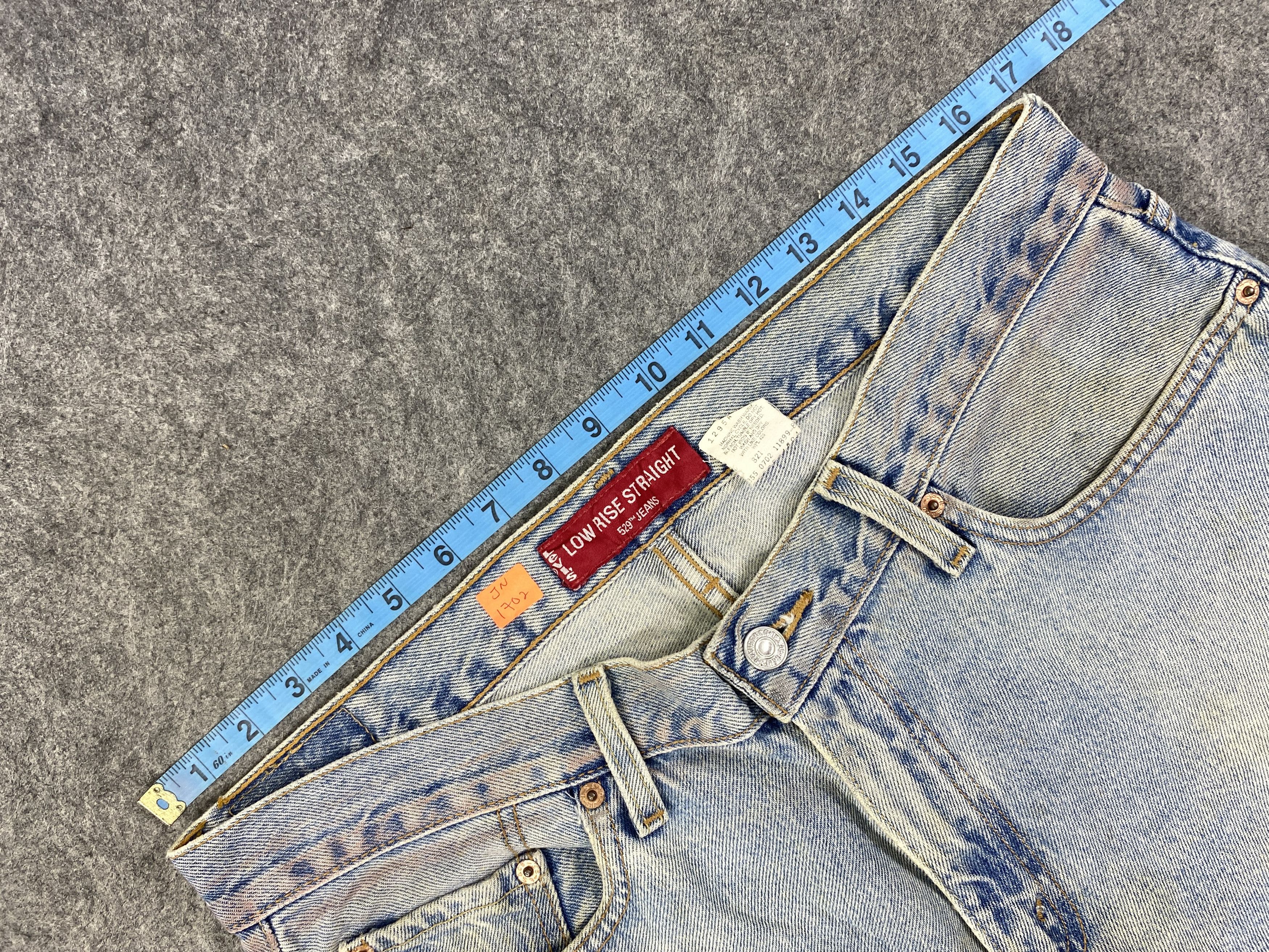 Levi's Light Blue Wash Vintage Low Rise Levi's 529 34x29 -JN1702 Size US 34 / EU 50 - 5 Thumbnail