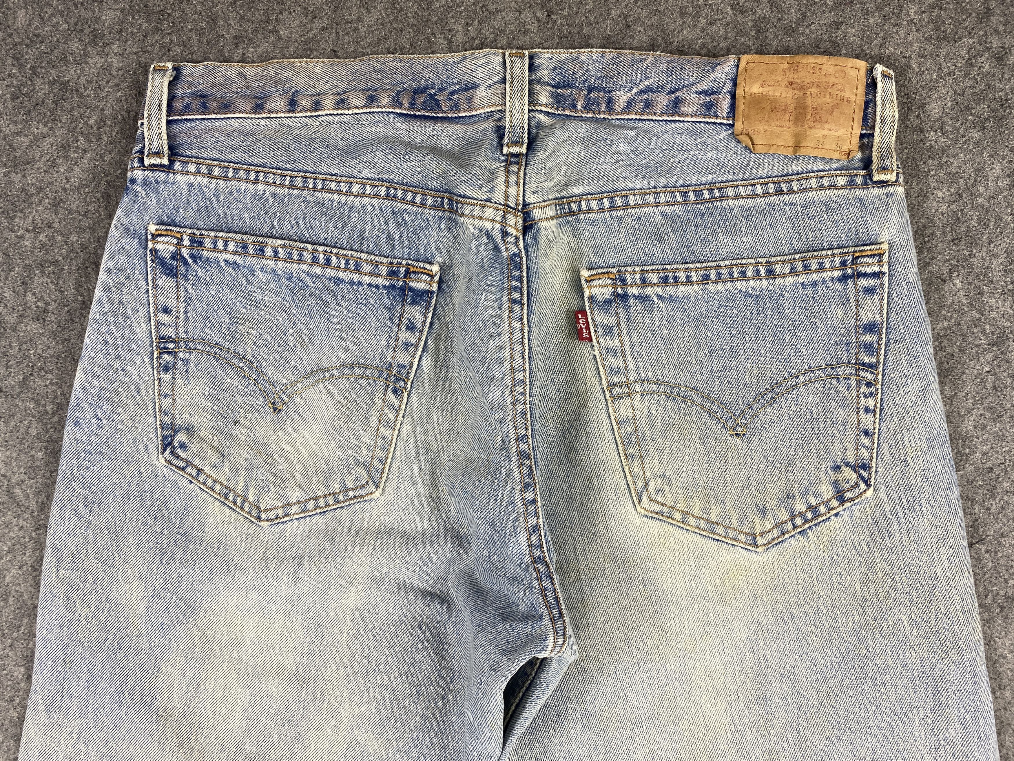 Levi's Light Blue Wash Vintage Low Rise Levi's 529 34x29 -JN1702 Size US 34 / EU 50 - 4 Thumbnail