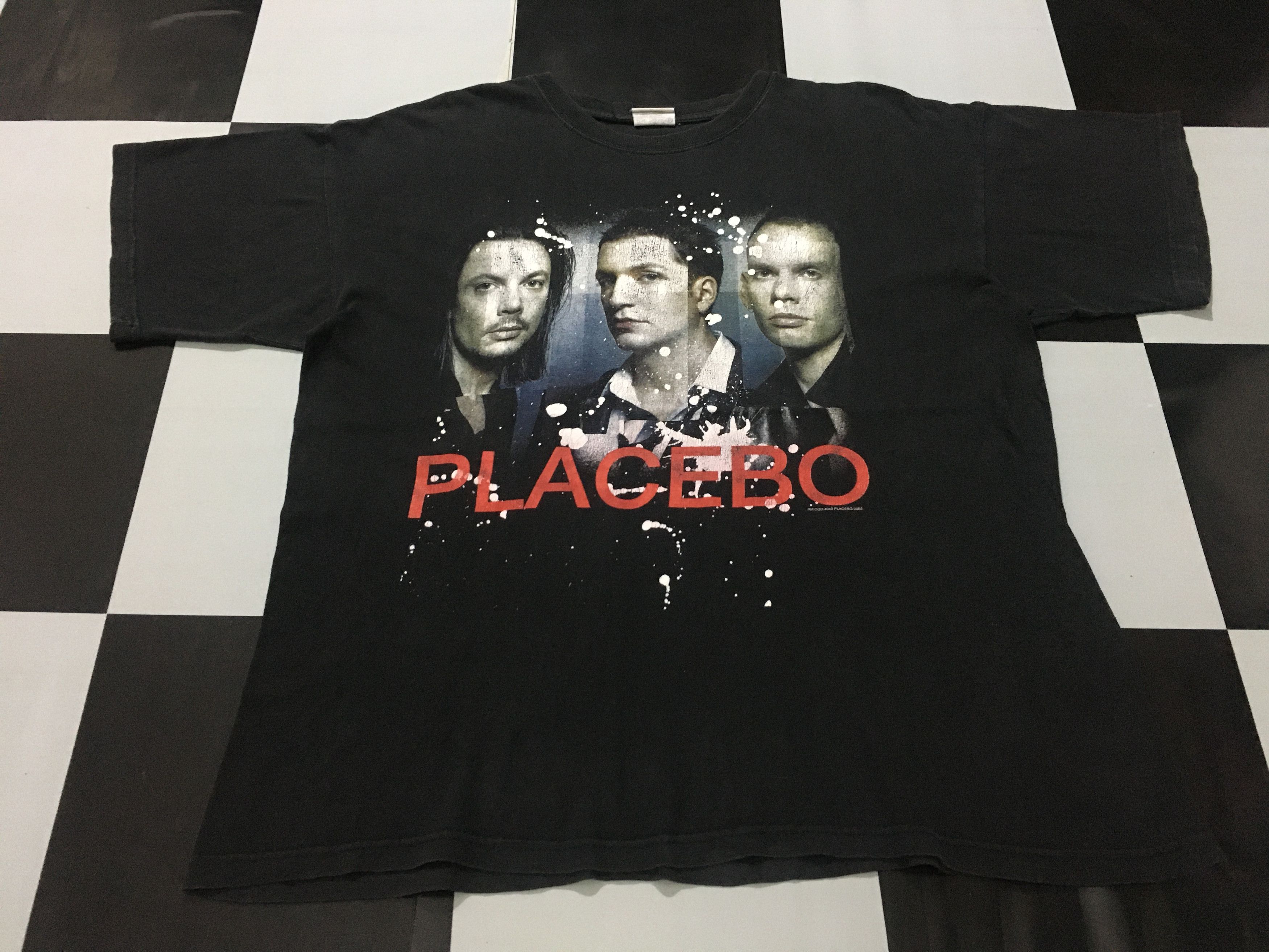 Band Tees × Vintage 🔥Vintage Placebo Shirt 2000s Britpop Alternative Size US XL / EU 56 / 4 - 2 Thumbnail
