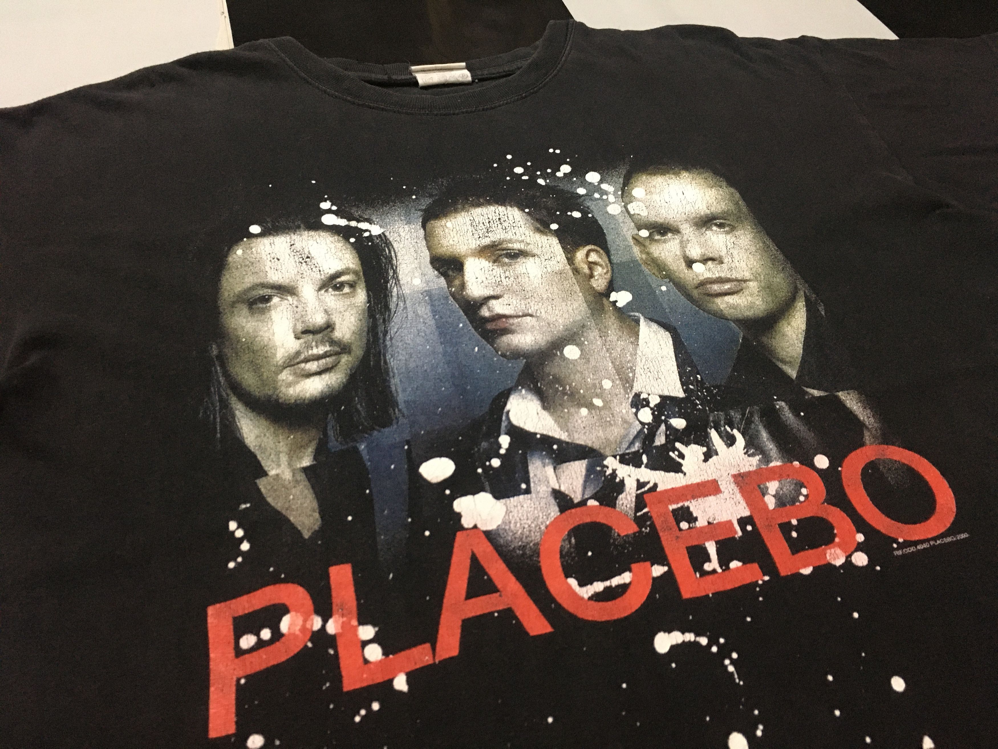 Band Tees × Vintage 🔥Vintage Placebo Shirt 2000s Britpop Alternative Size US XL / EU 56 / 4 - 1 Thumbnail