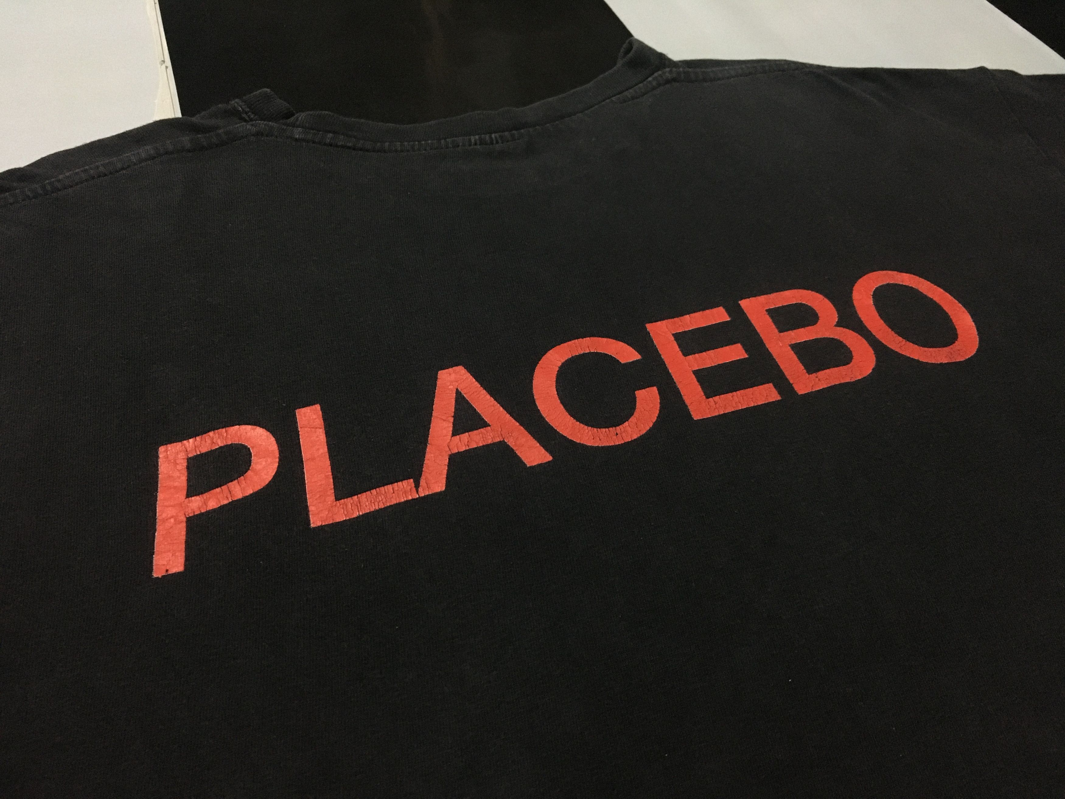 Band Tees × Vintage 🔥Vintage Placebo Shirt 2000s Britpop Alternative Size US XL / EU 56 / 4 - 4 Thumbnail