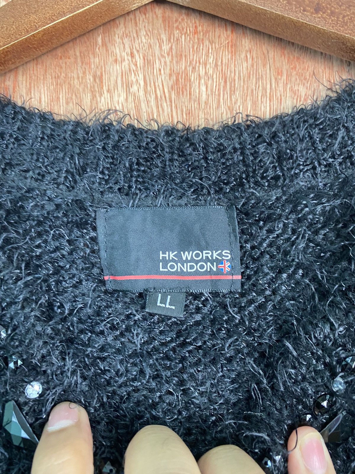 Homespun Knitwear × Japanese Brand DL Hk Works London Shag Shaggy Fur Mohair Knitwear #B638 Size XL / US 12-14 / IT 48-50 - 11 Thumbnail