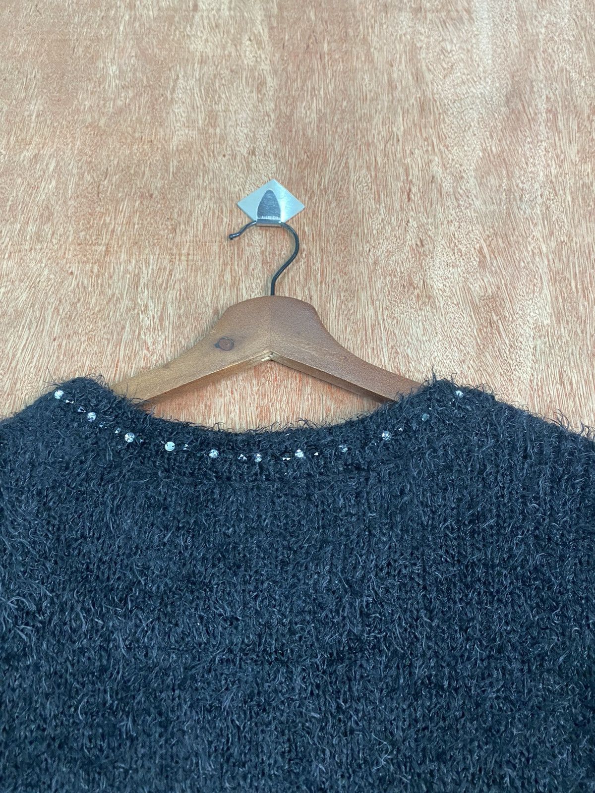 Homespun Knitwear × Japanese Brand DL Hk Works London Shag Shaggy Fur Mohair Knitwear #B638 Size XL / US 12-14 / IT 48-50 - 9 Thumbnail