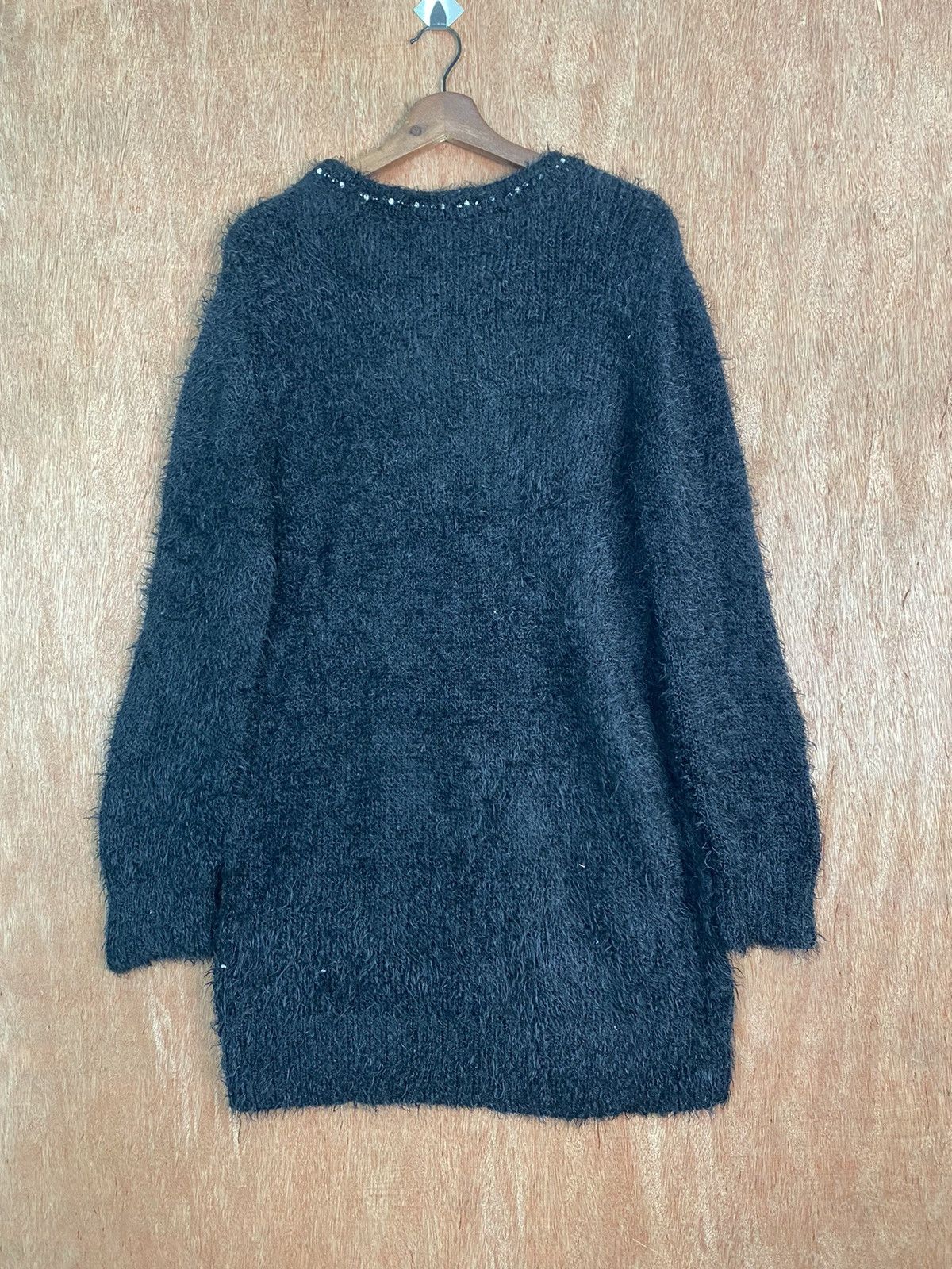 Homespun Knitwear × Japanese Brand DL Hk Works London Shag Shaggy Fur Mohair Knitwear #B638 Size XL / US 12-14 / IT 48-50 - 8 Thumbnail
