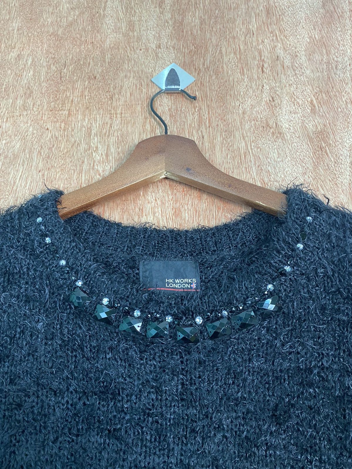 Homespun Knitwear × Japanese Brand DL Hk Works London Shag Shaggy Fur Mohair Knitwear #B638 Size XL / US 12-14 / IT 48-50 - 6 Thumbnail