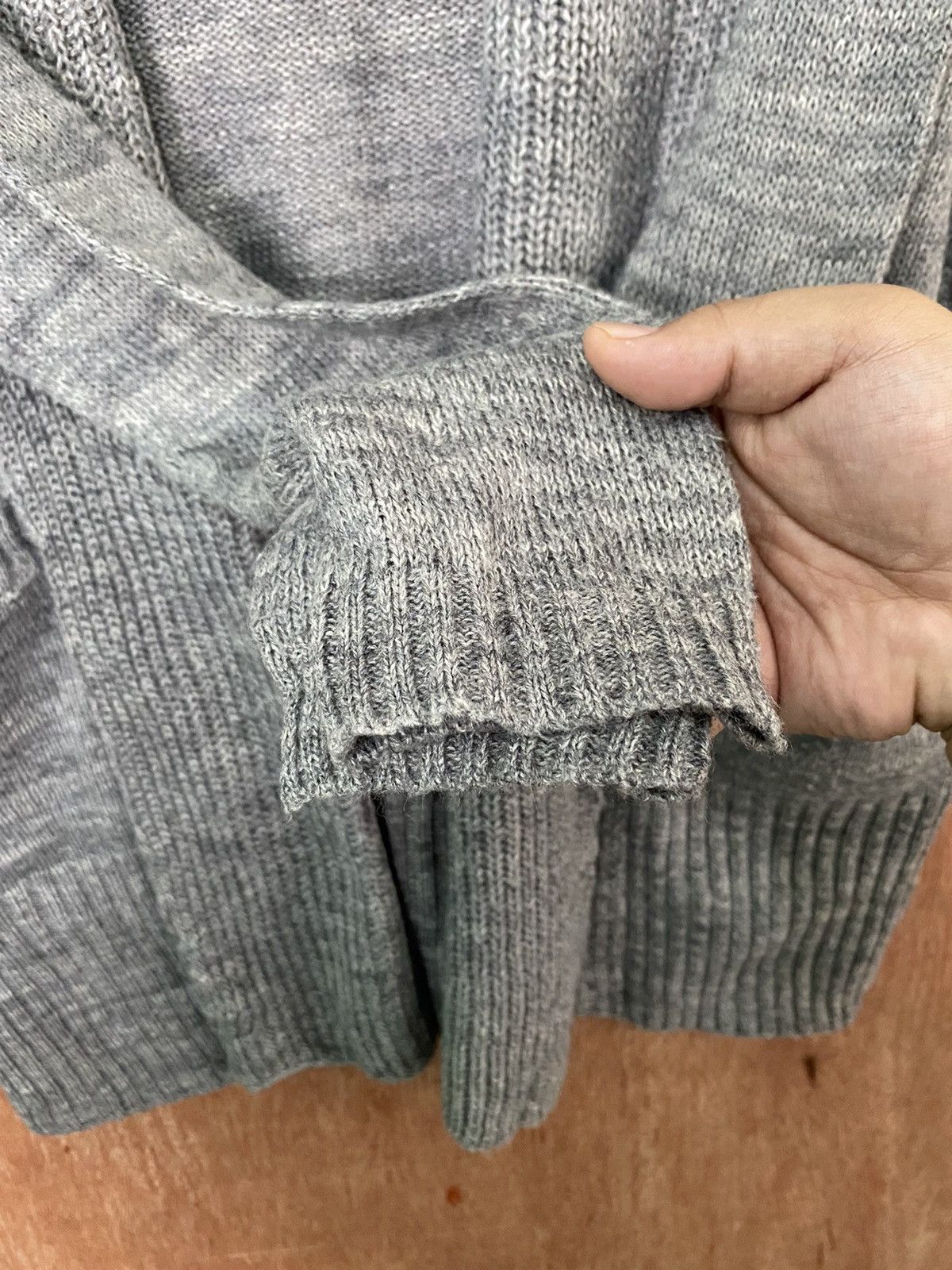 Homespun Knitwear × Japanese Brand Simplicite japan Grey Cardigan Knitwear #B574 Size US M / EU 48-50 / 2 - 9 Thumbnail