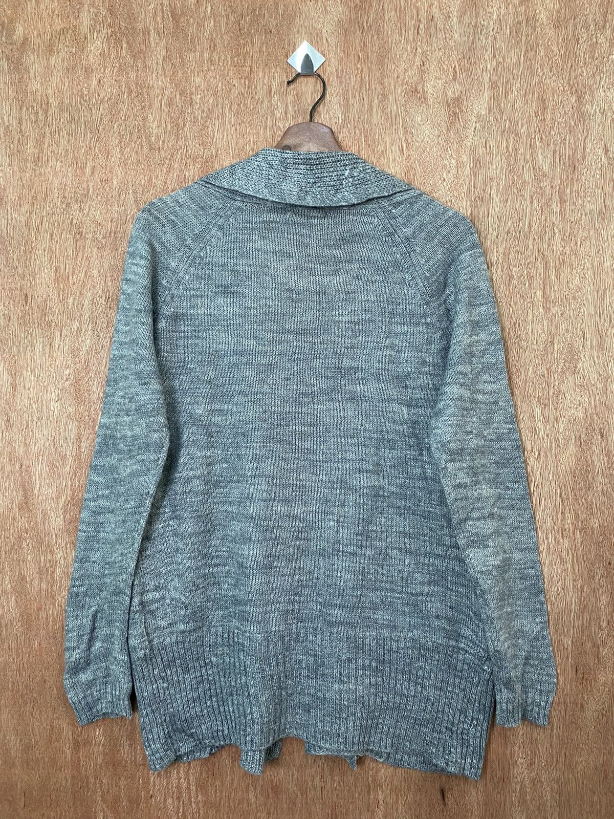 Homespun Knitwear × Japanese Brand Simplicite japan Grey Cardigan Knitwear #B574 Size US M / EU 48-50 / 2 - 6 Thumbnail