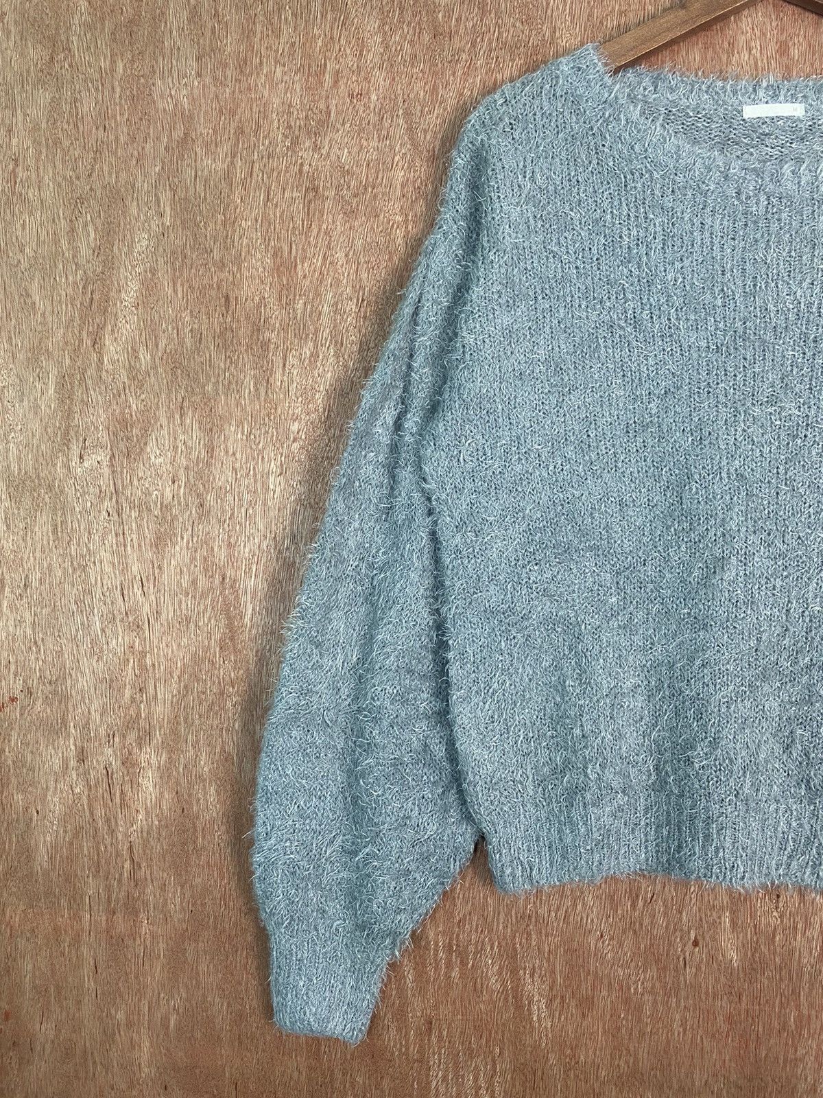 Homespun Knitwear DL Gu japan Grey Shag Shaggy Fur Mohair Knitwear #B627 Size US M / EU 48-50 / 2 - 3 Thumbnail