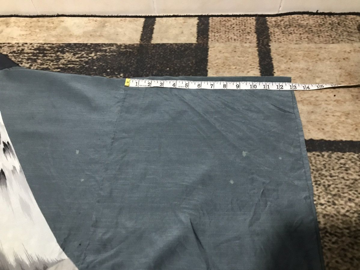 Japanese Brand × Vintage Vintage SILK Kimono Mount Fuji and Eagle Size US XXL / EU 58 / 5 - 11 Thumbnail
